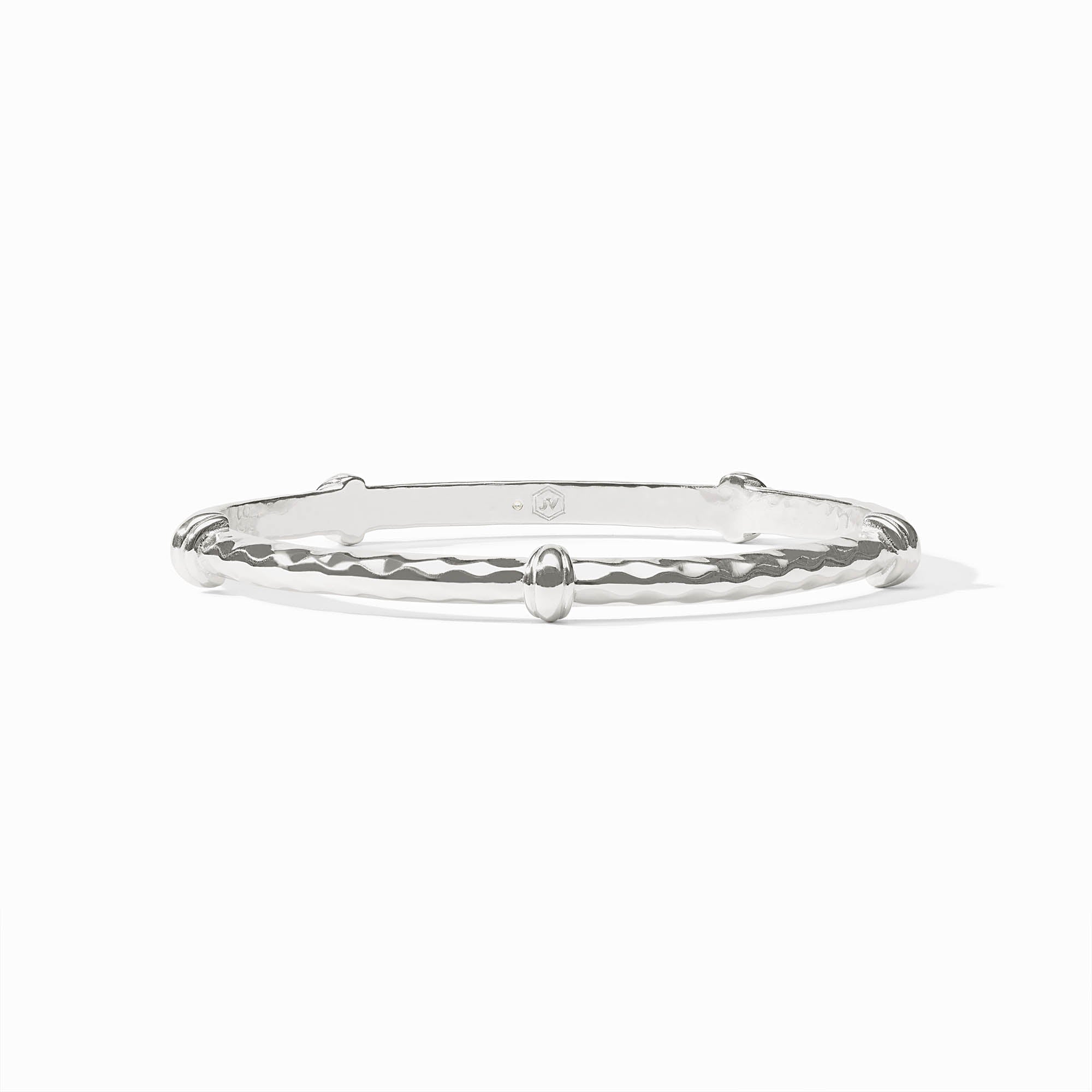 Savannah Silver Bangle Bracelet | Julie Vos