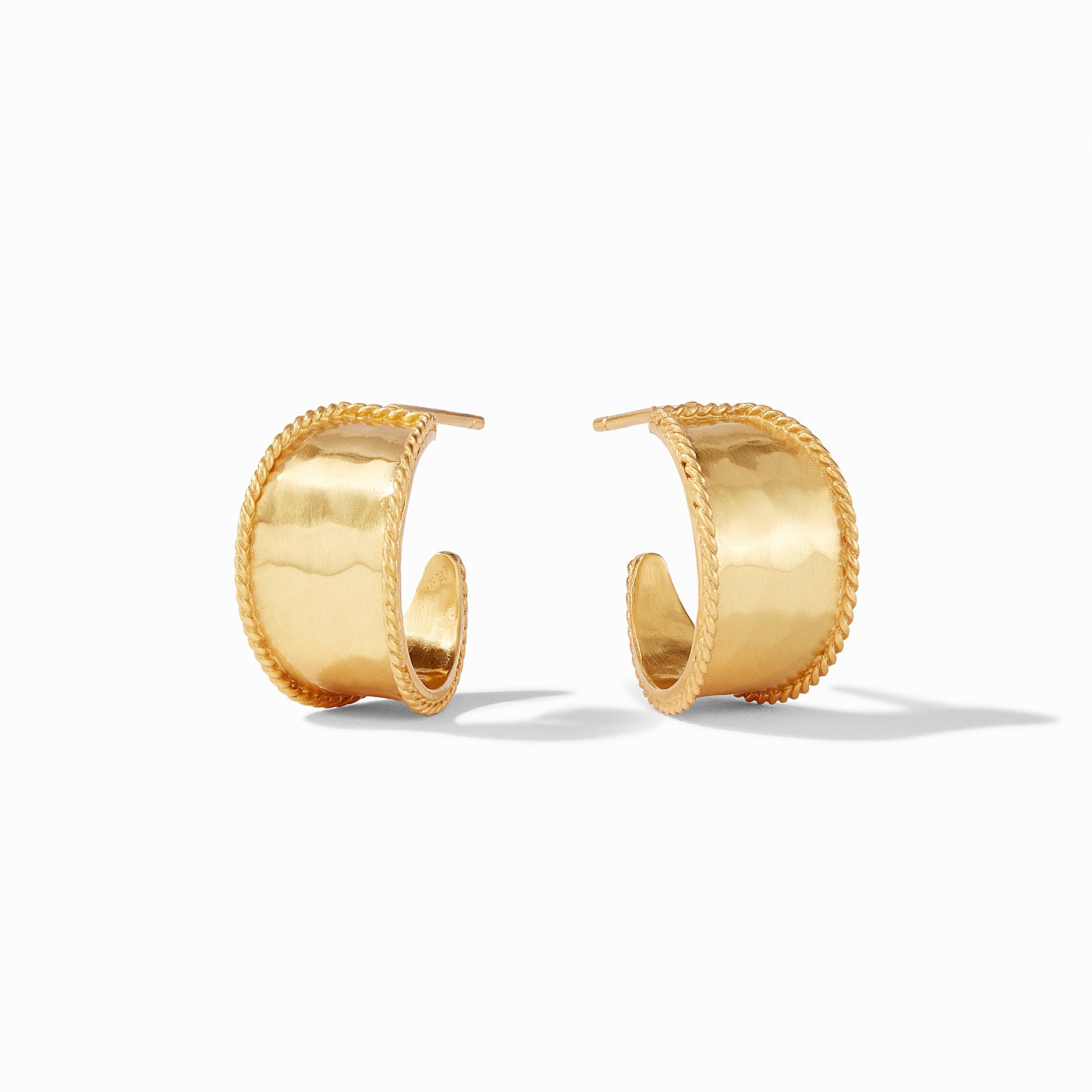 Savoy Gold Hoop Earrings | Julie Vos