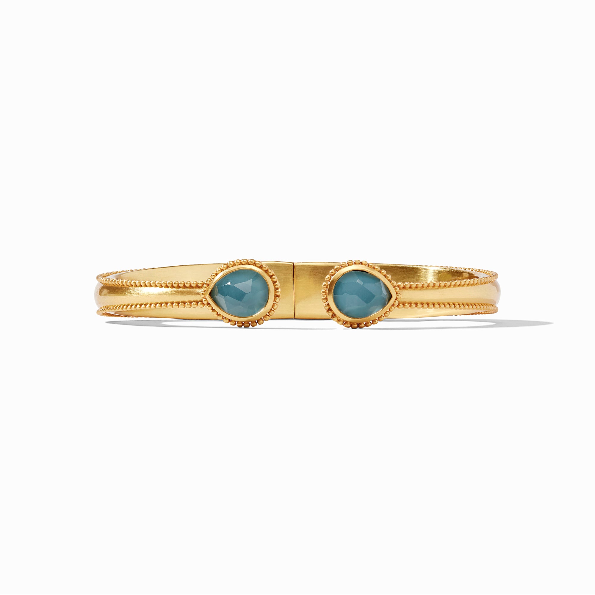 Julie Vos - Edie Cuff, Iridescent Peacock Blue