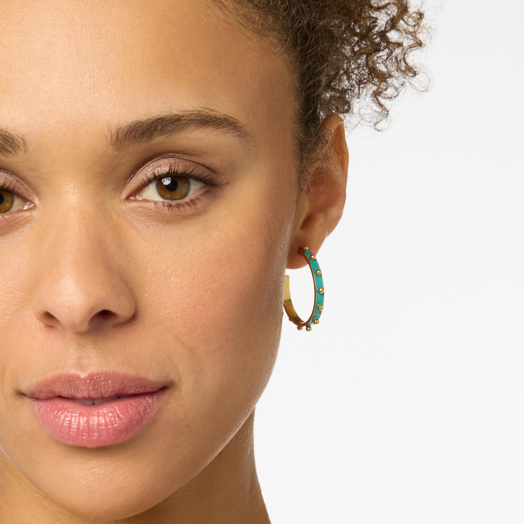 SoHo Enamel Hoop Earrings | Julie Vos