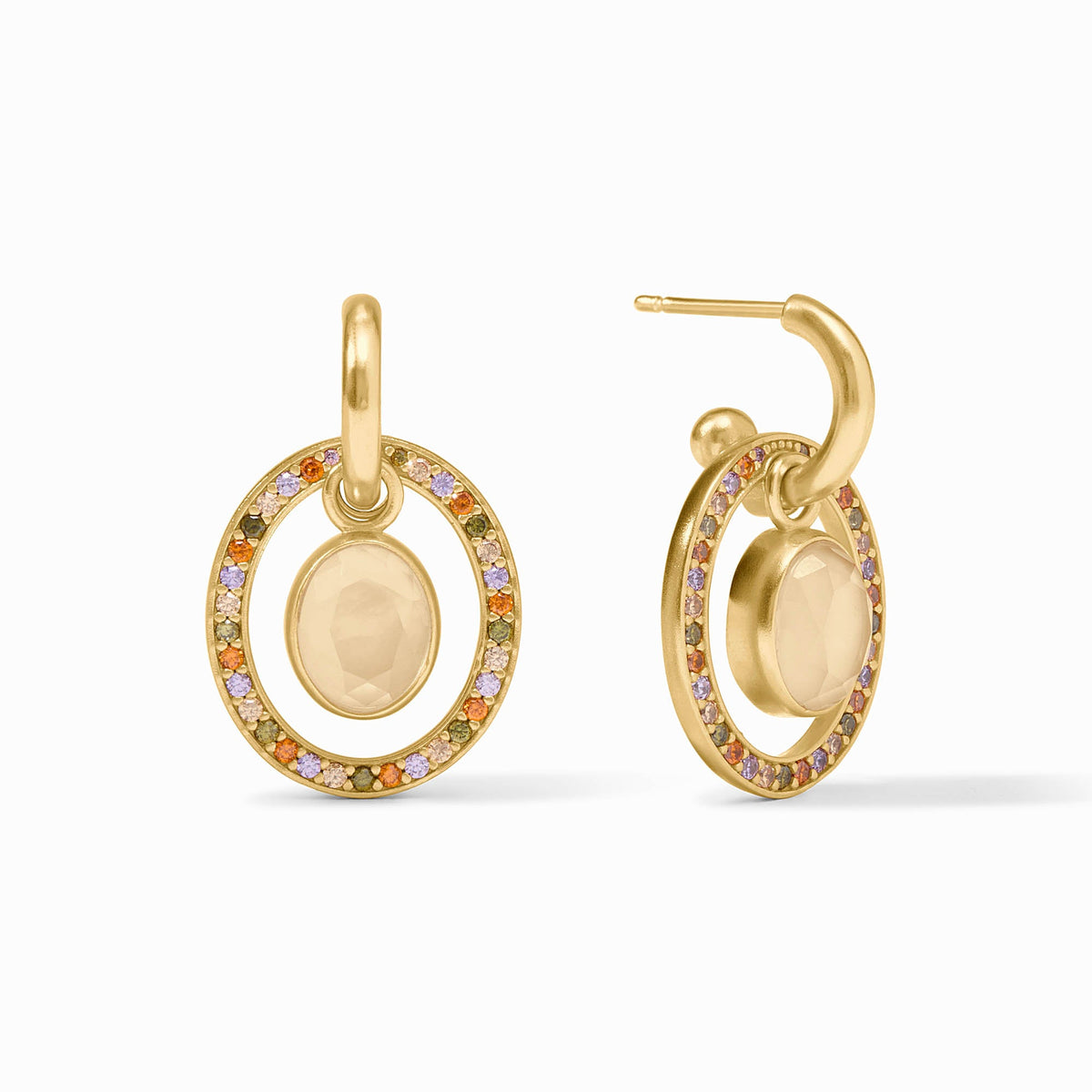 Julie Vos - Stardust 6-in-1 Earring, Iridescent Champagne