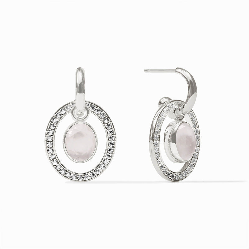 Julie Vos - Stardust 6-in-1 Earring, Iridescent Clear Crystal
