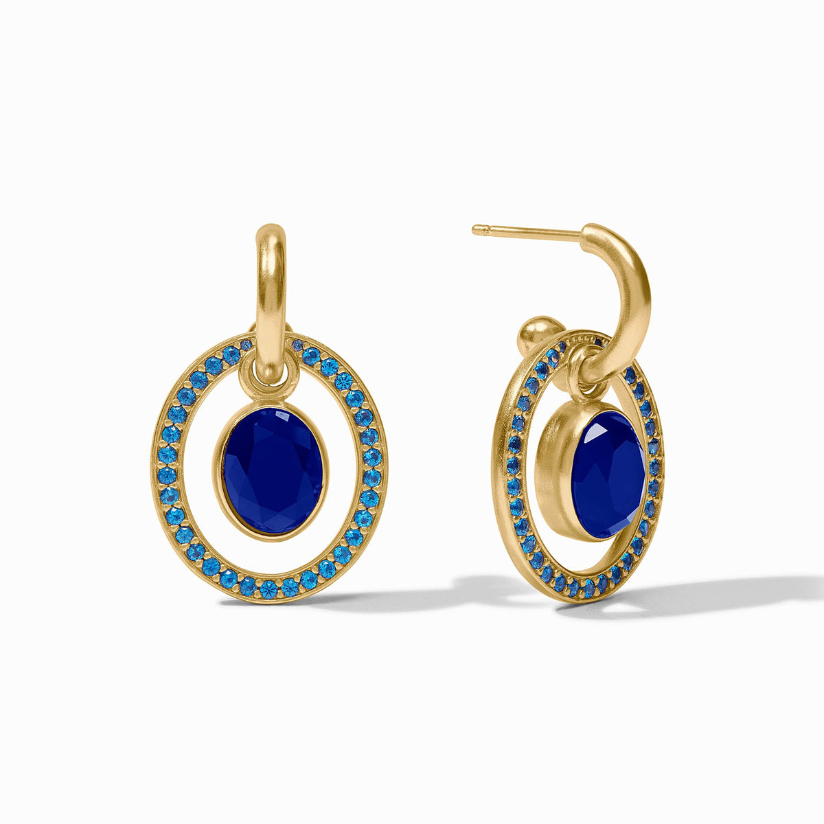 Julie Vos - Stardust 6-in-1 Earring, Iridescent Sapphire Blue