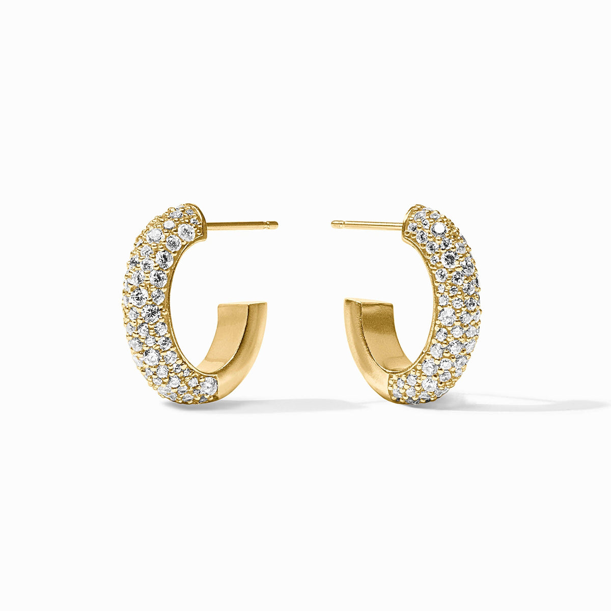 Julie Vos - Stardust Hoop, Cubic Zirconia / Medium