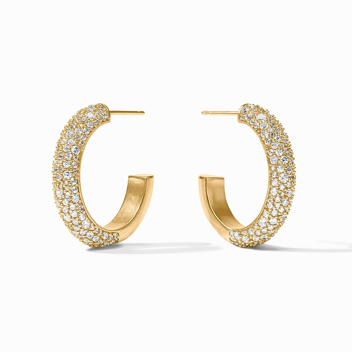 Julie Vos - Stardust Hoop, Cubic Zirconia / Large