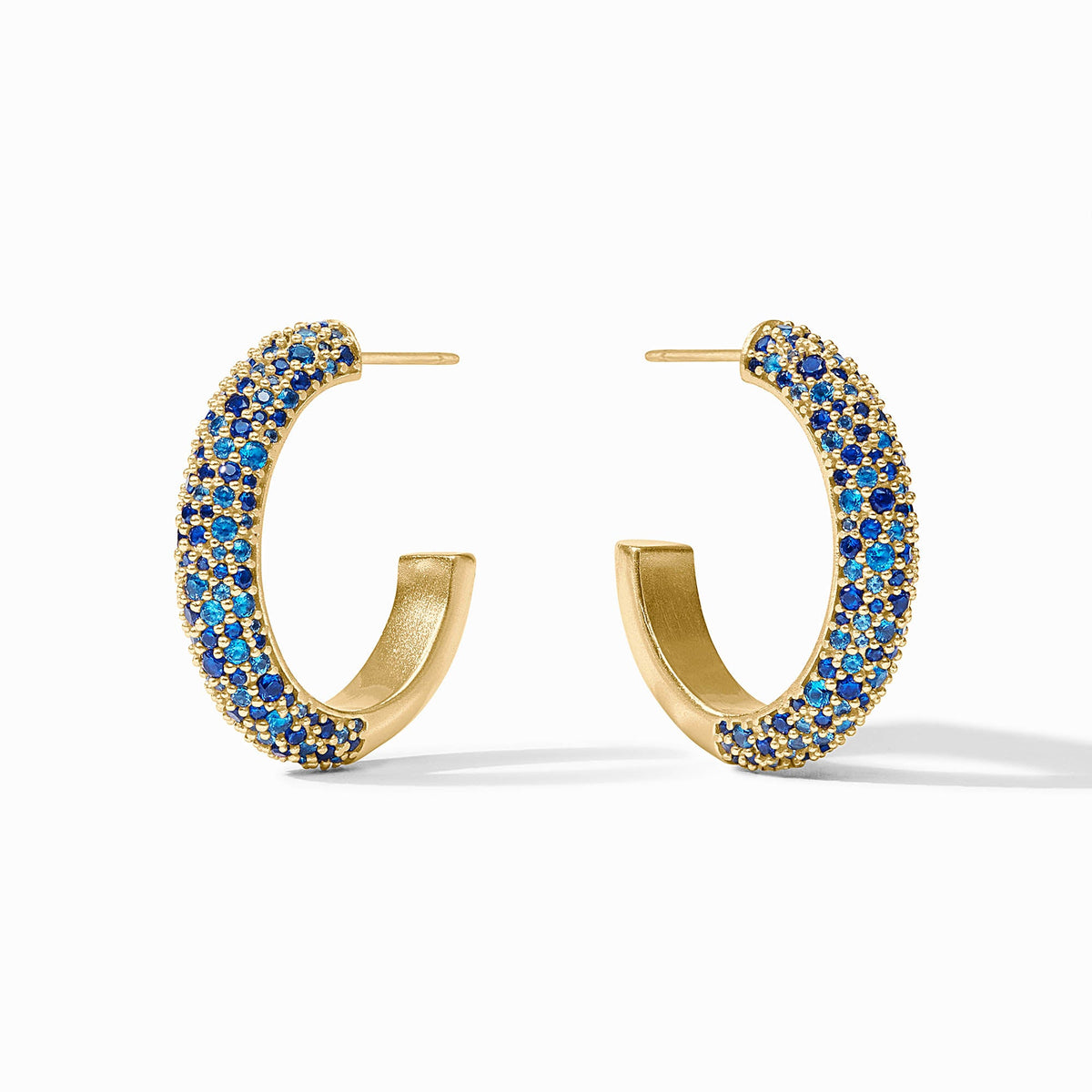 Julie Vos - Stardust Hoop, Sapphire Blue / Large