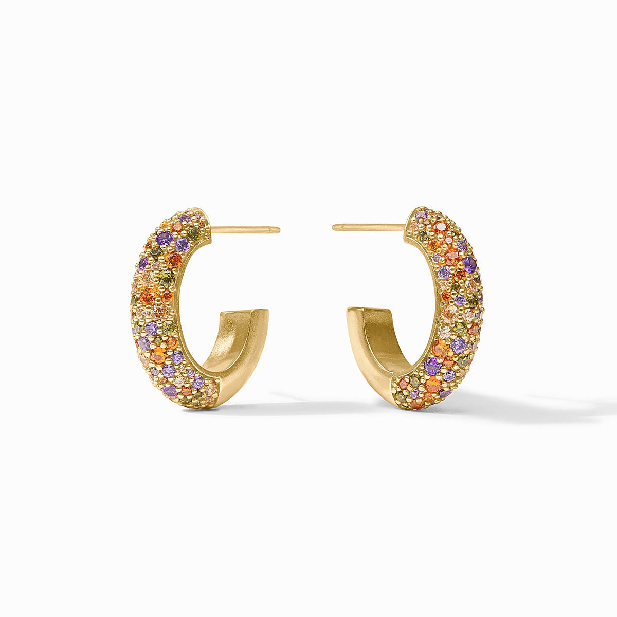 Julie Vos - Stardust Hoop, Multi-Stone / Medium