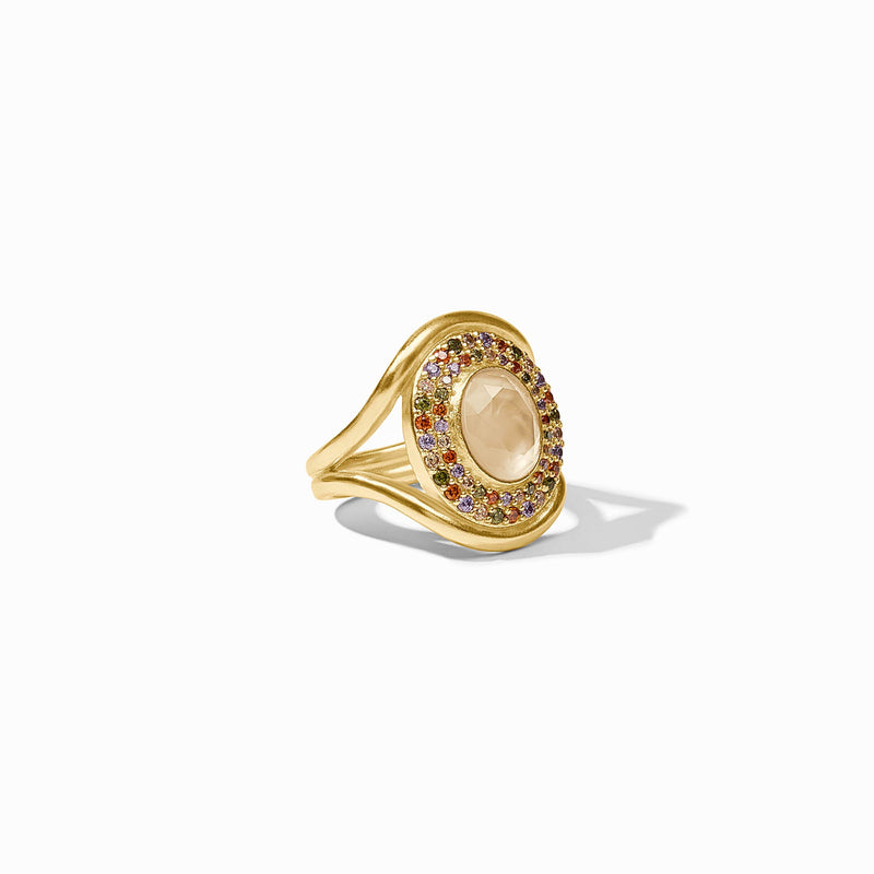 Julie Vos - Stardust Statement Ring, Iridescent Champagne / 9