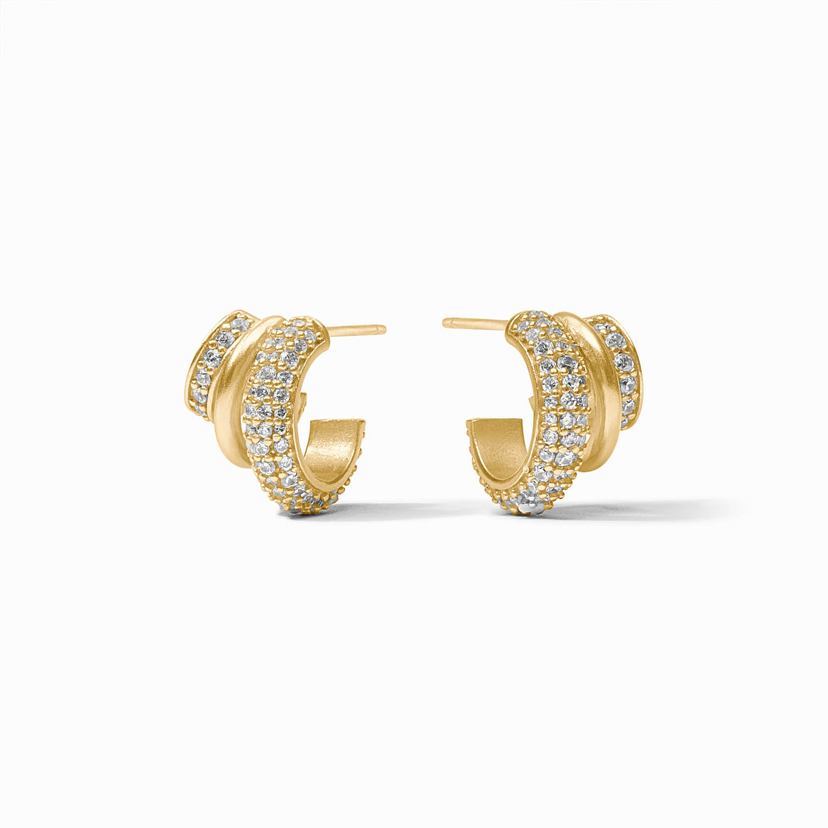 Julie Vos - Stardust Triple Hoop, Cubic Zirconia