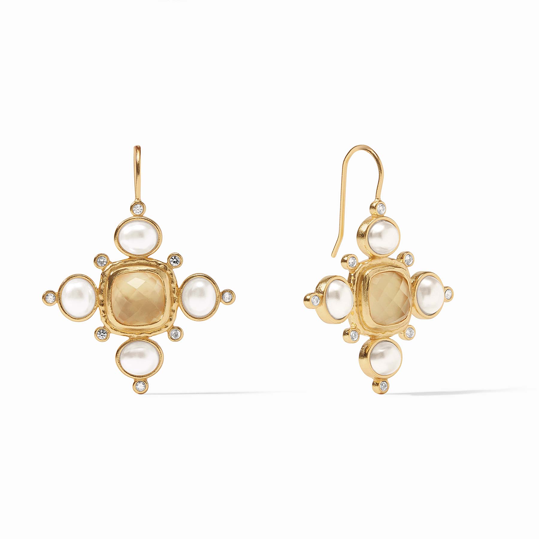 Julie Vos - Tudor Earring, Iridescent Champagne