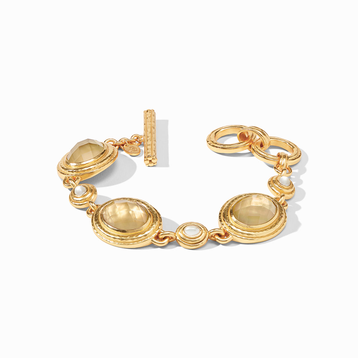 Julie Vos - Tudor Stone Bracelet, Iridescent Champagne