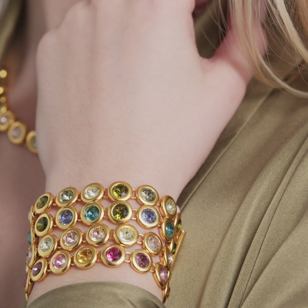 Rainbow Tennis Bracelet | Julie Vos