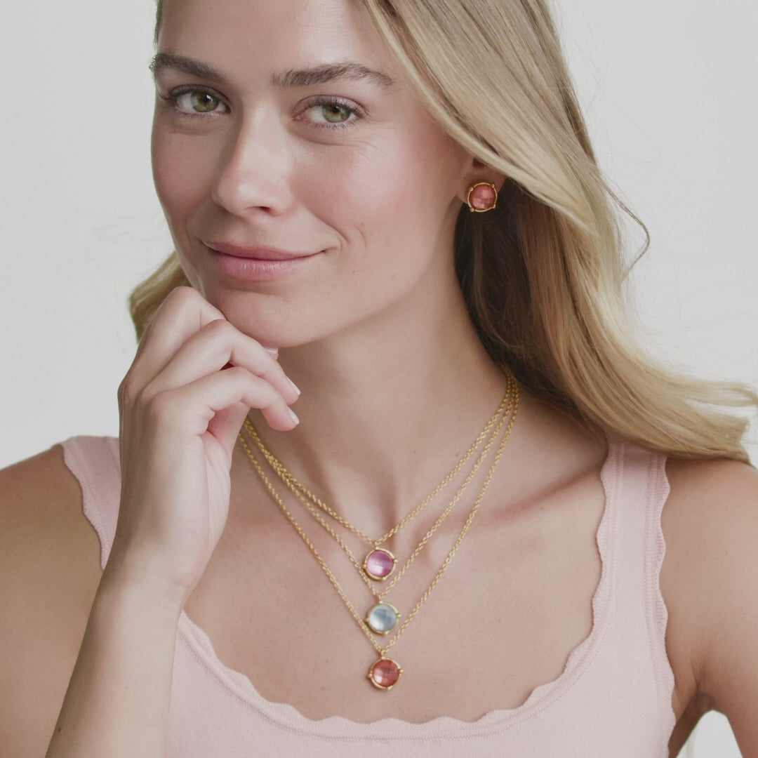 Honeybee Solitaire Gold Necklace | Julie Vos