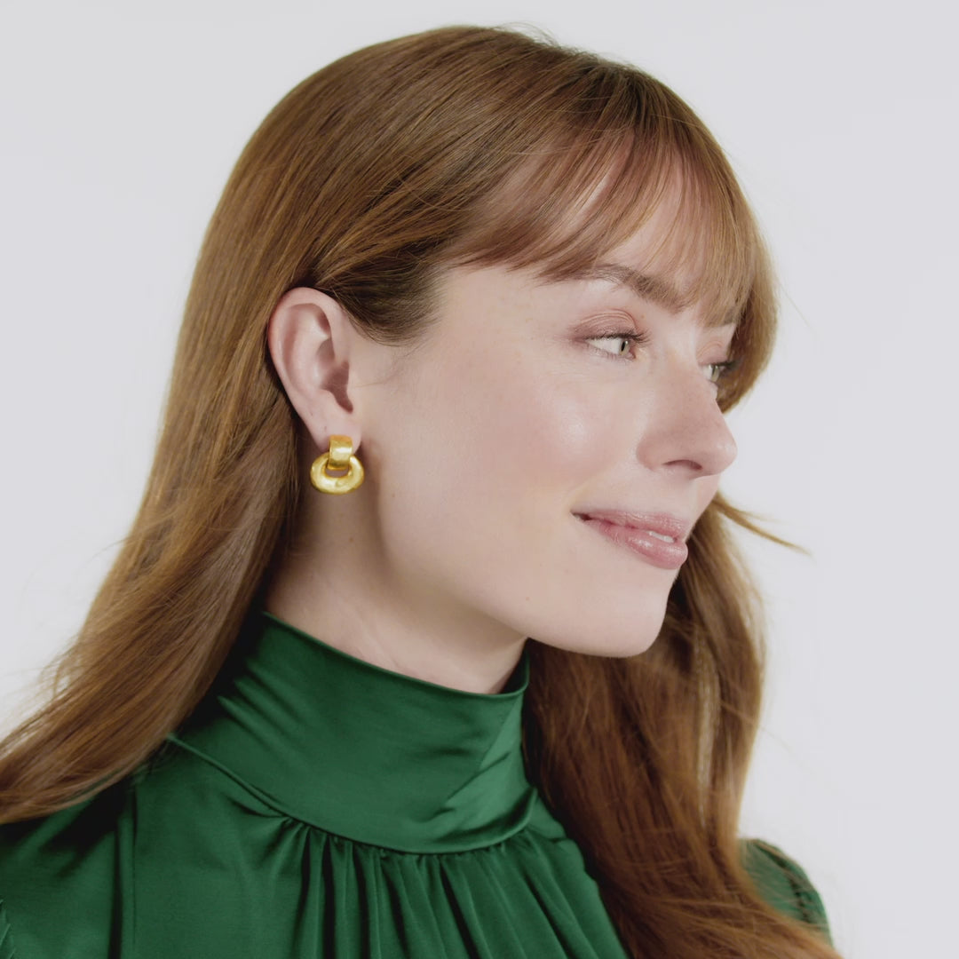 Avalon Demi Doorknocker Earring | Julie Vos