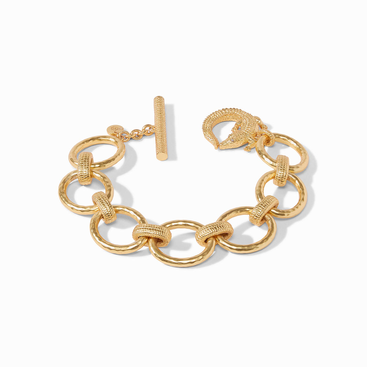 Julie Vos - Alligator Link Bracelet, Gold
