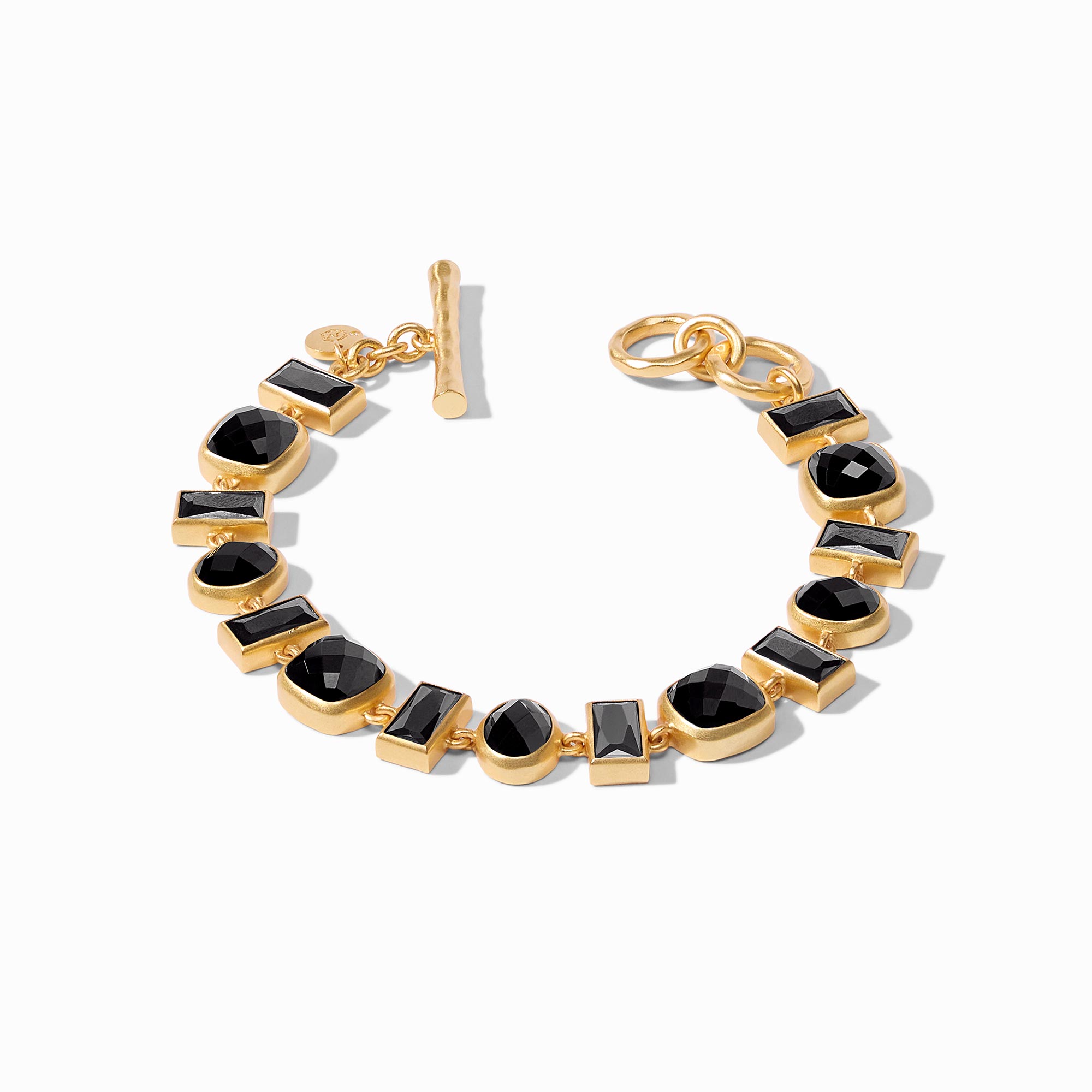 Julie Vos - Antonia Tennis Bracelet, Obsidian Black