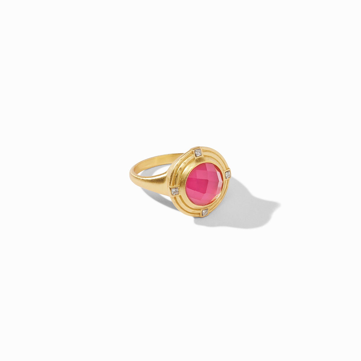 Julie Vos - Astor Ring, Iridescent Raspberry / 8