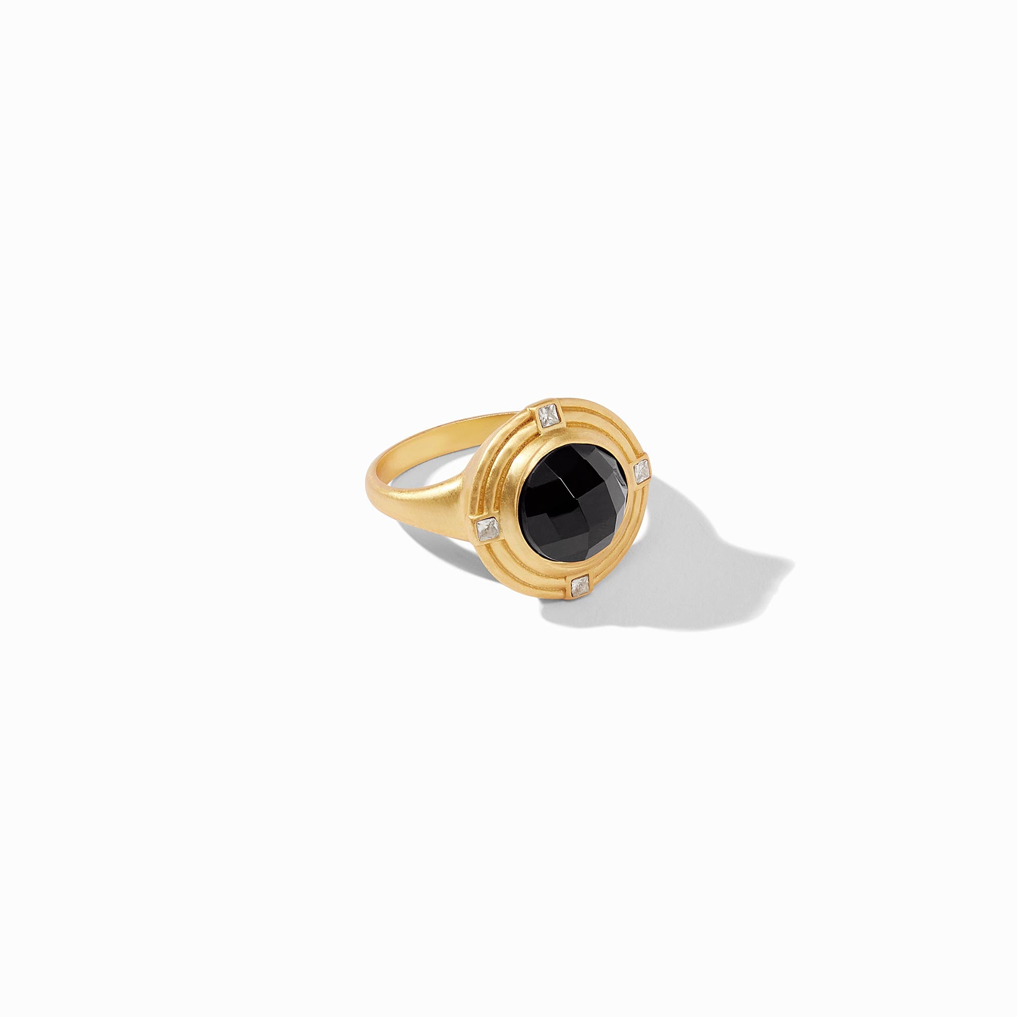Julie Vos - Astor Ring, Obsidian Black / 8
