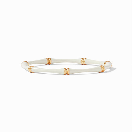 Bracelet en perles d'agate feuille de bambou – White Barn Collection