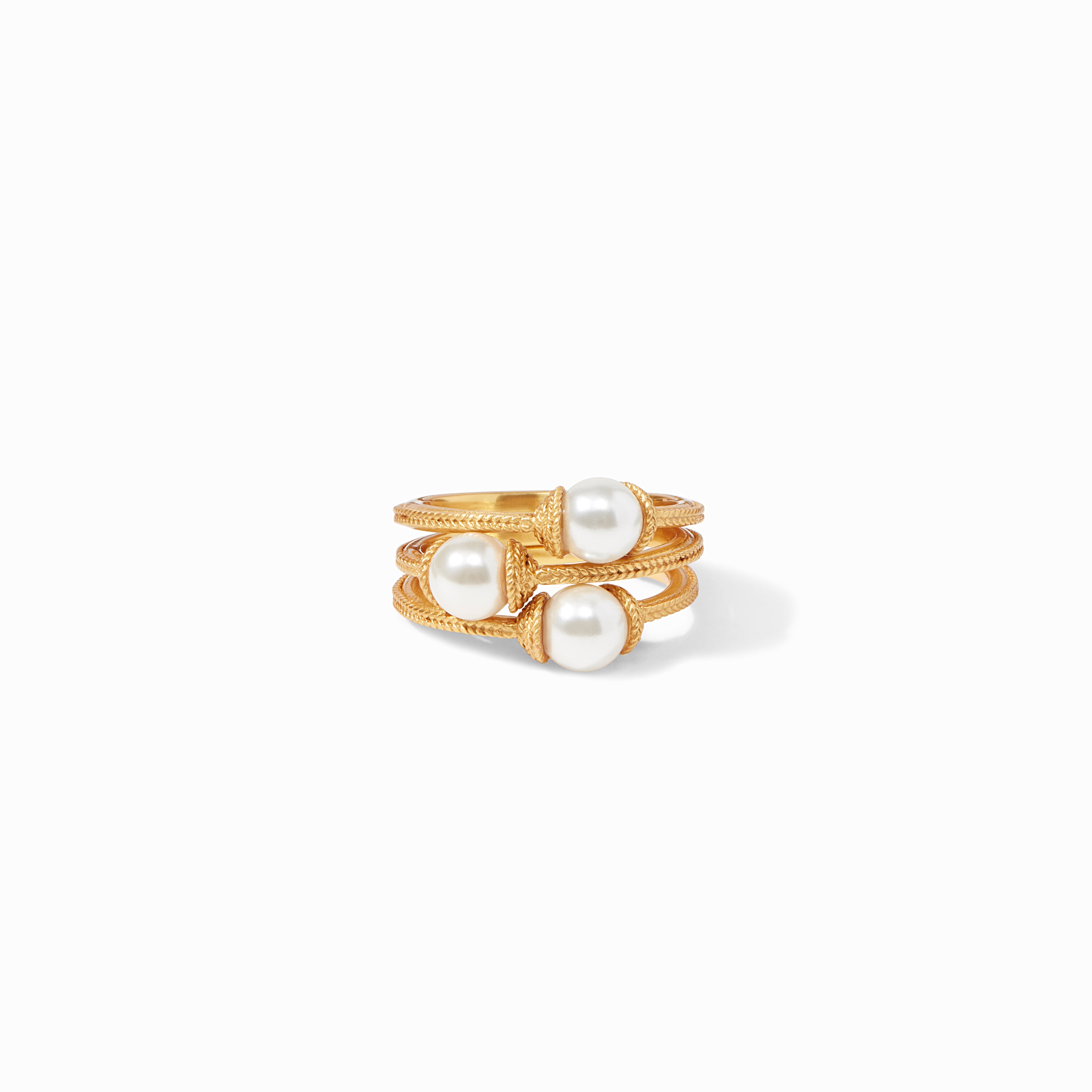 Calypso Pearl Trio Ring | Julie Vos