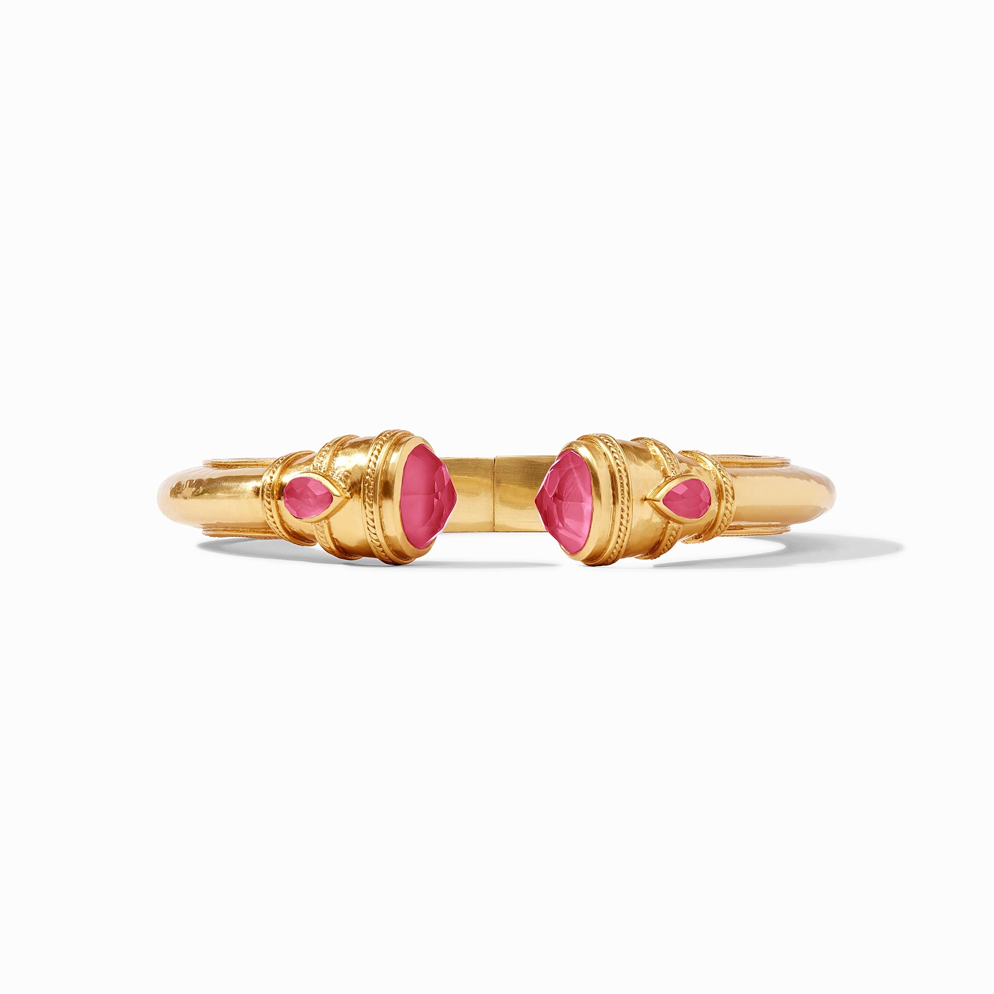 Cannes demi cuff in iridescent raspberry