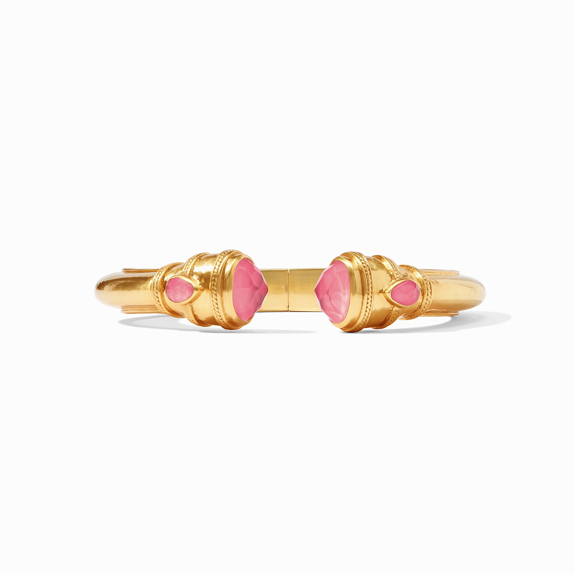 Julie Vos - Cannes Demi Cuff, Iridescent Peony Pink