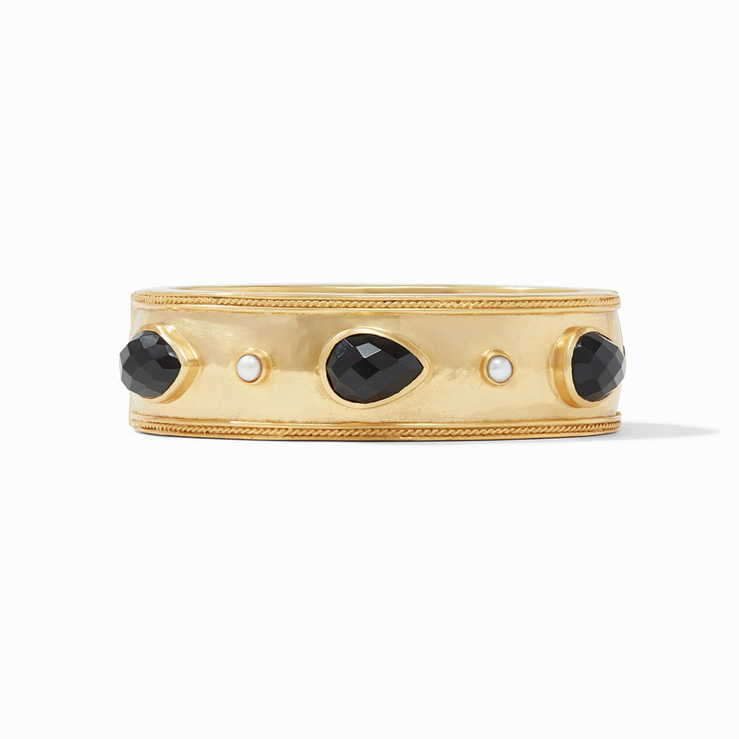 Julie Vos Cannes Statement Ring with Obsidian Black Stone main image 1
