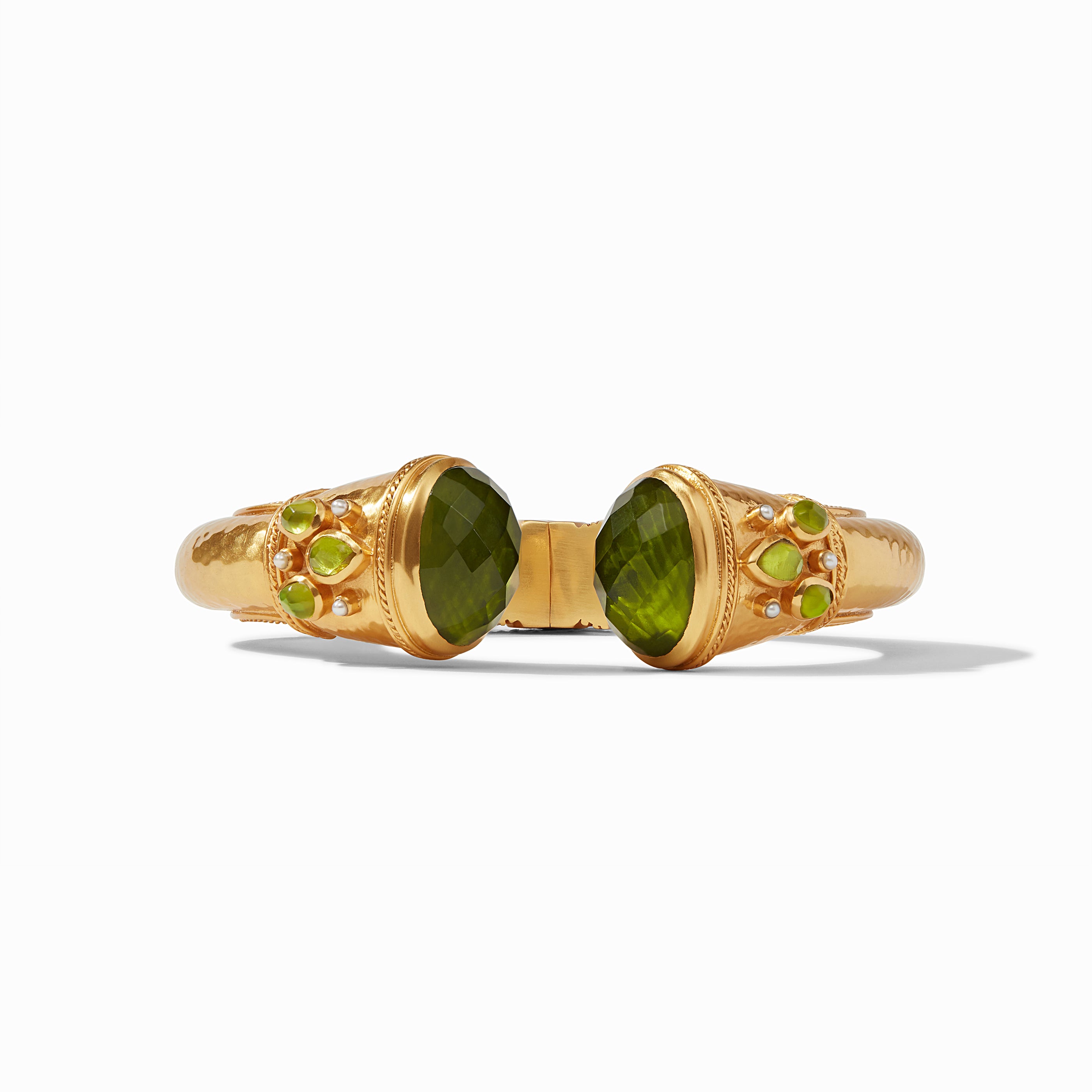 Julie Vos - Cassis Cuff, Iridescent Jade Green