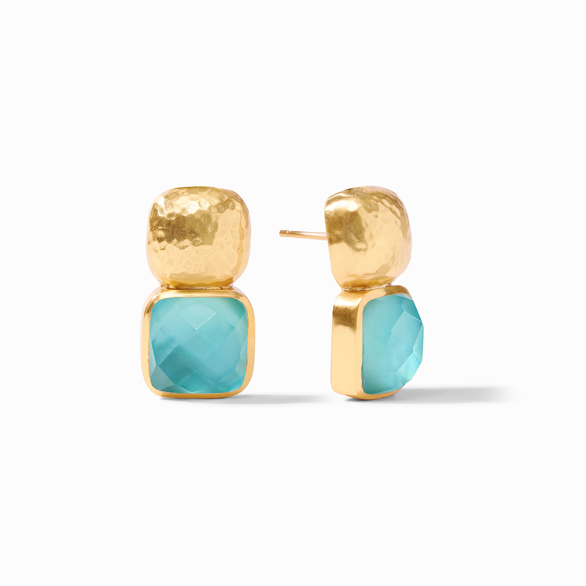 Catalina Gold Gemstone Earrings | Julie Vos