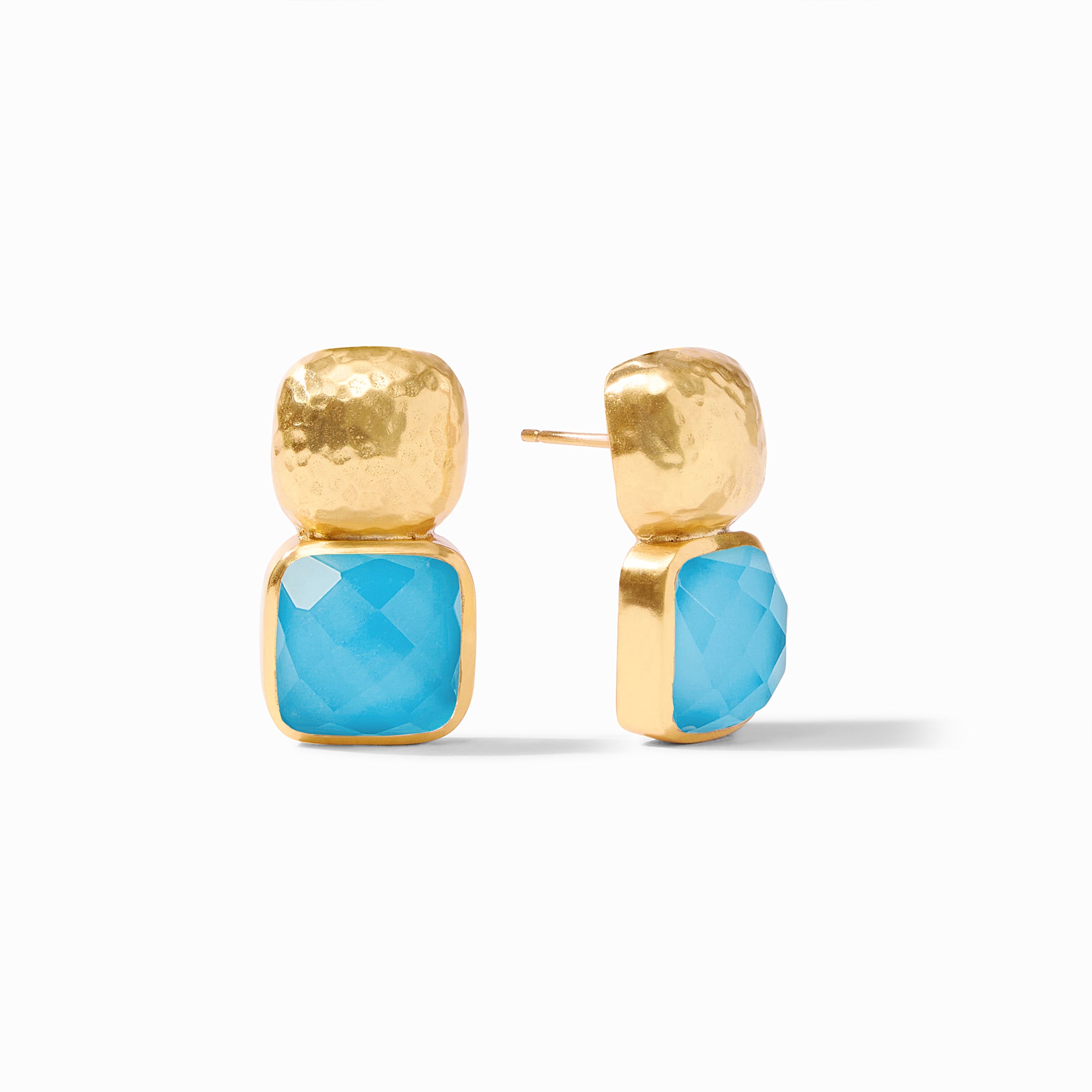 Julie Vos - Catalina Earring, Iridescent Pacific Blue