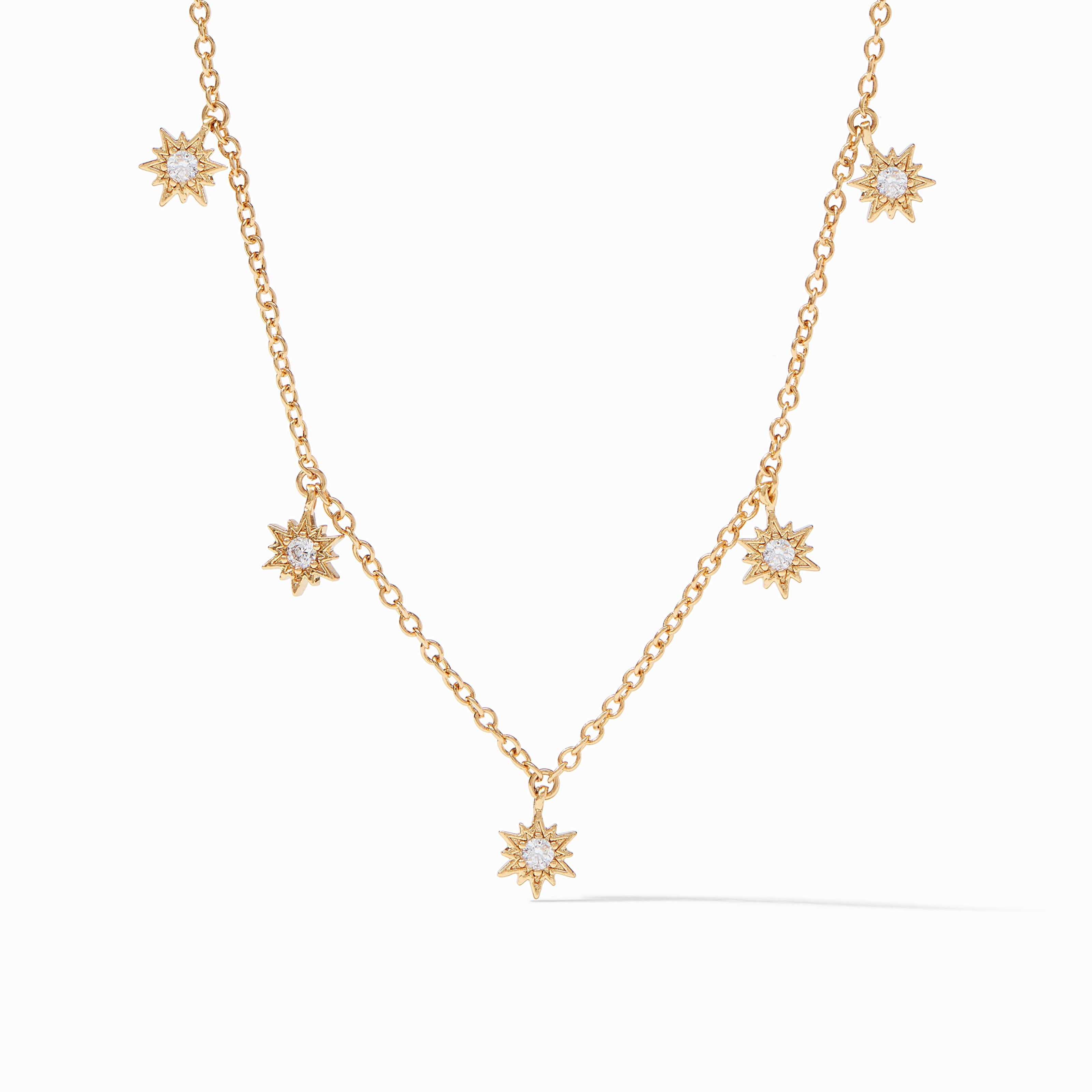 Gold stars sales charm choker