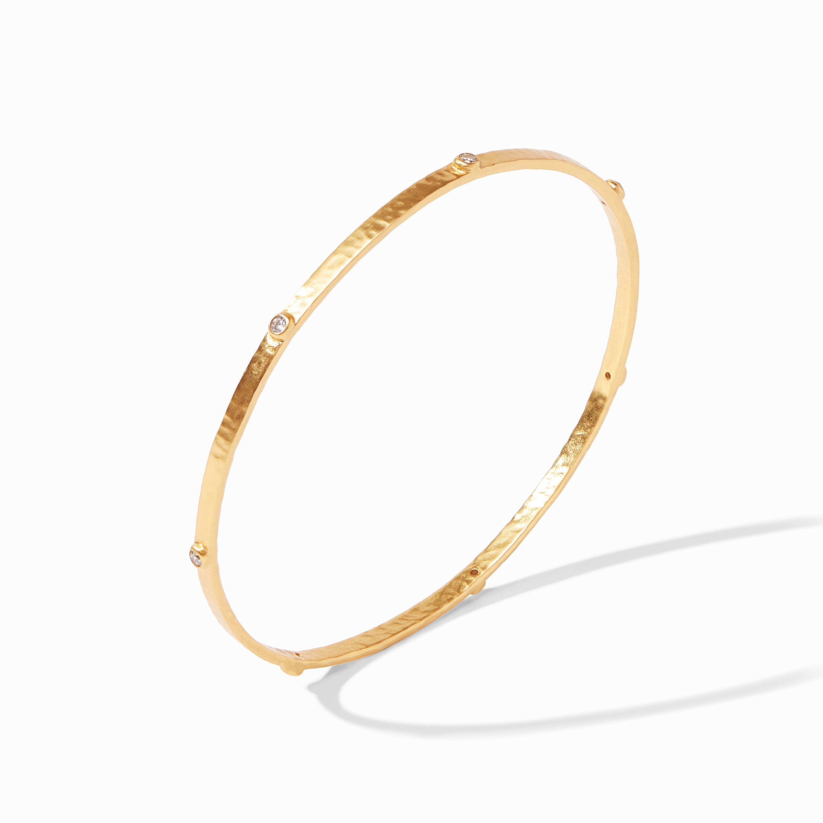 Crescent Stone Bangle Bracelet | Julie Vos