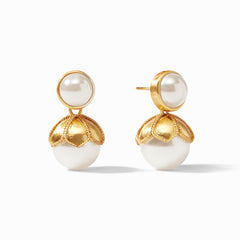 Julie Vos - Delphine Pearl Statement Earring, Pearl