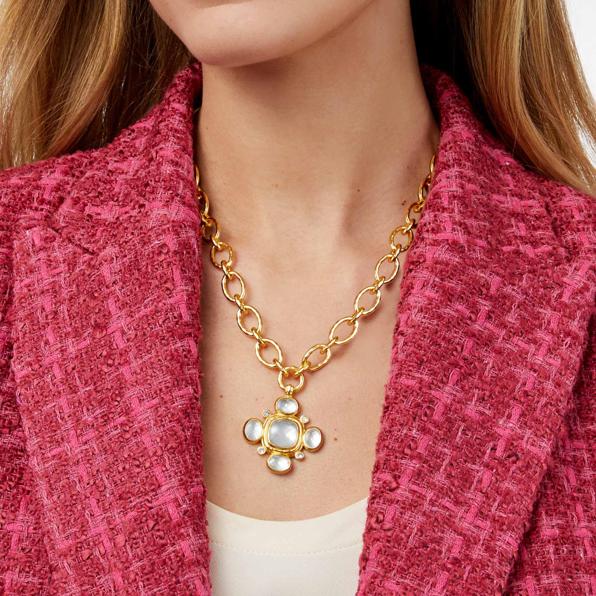 Charlotte Pearl Delicate Station Necklace
