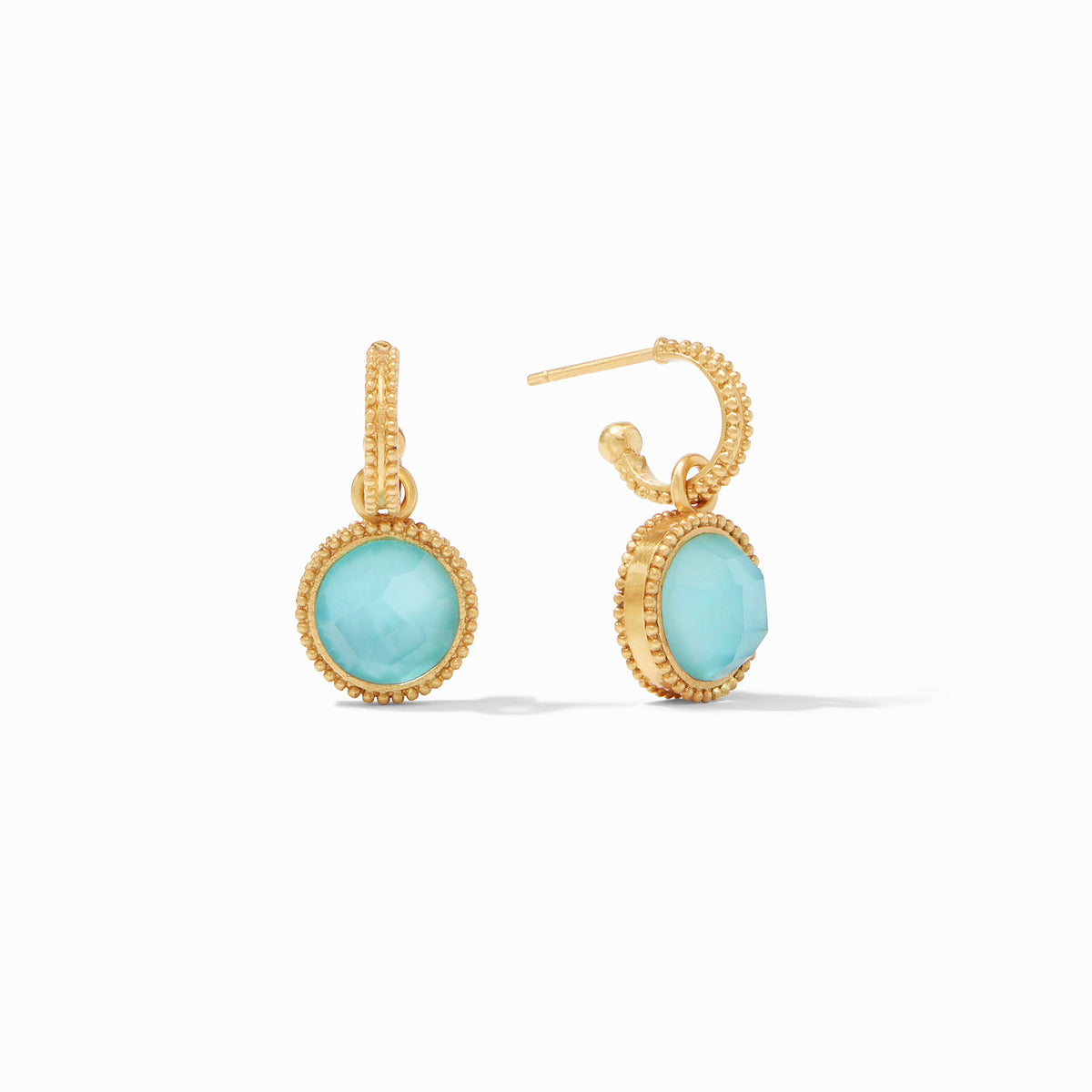 Iridescent Bahamian Blue, new bahamian blue, perfect pairings, earrings, resort 2022, first jv