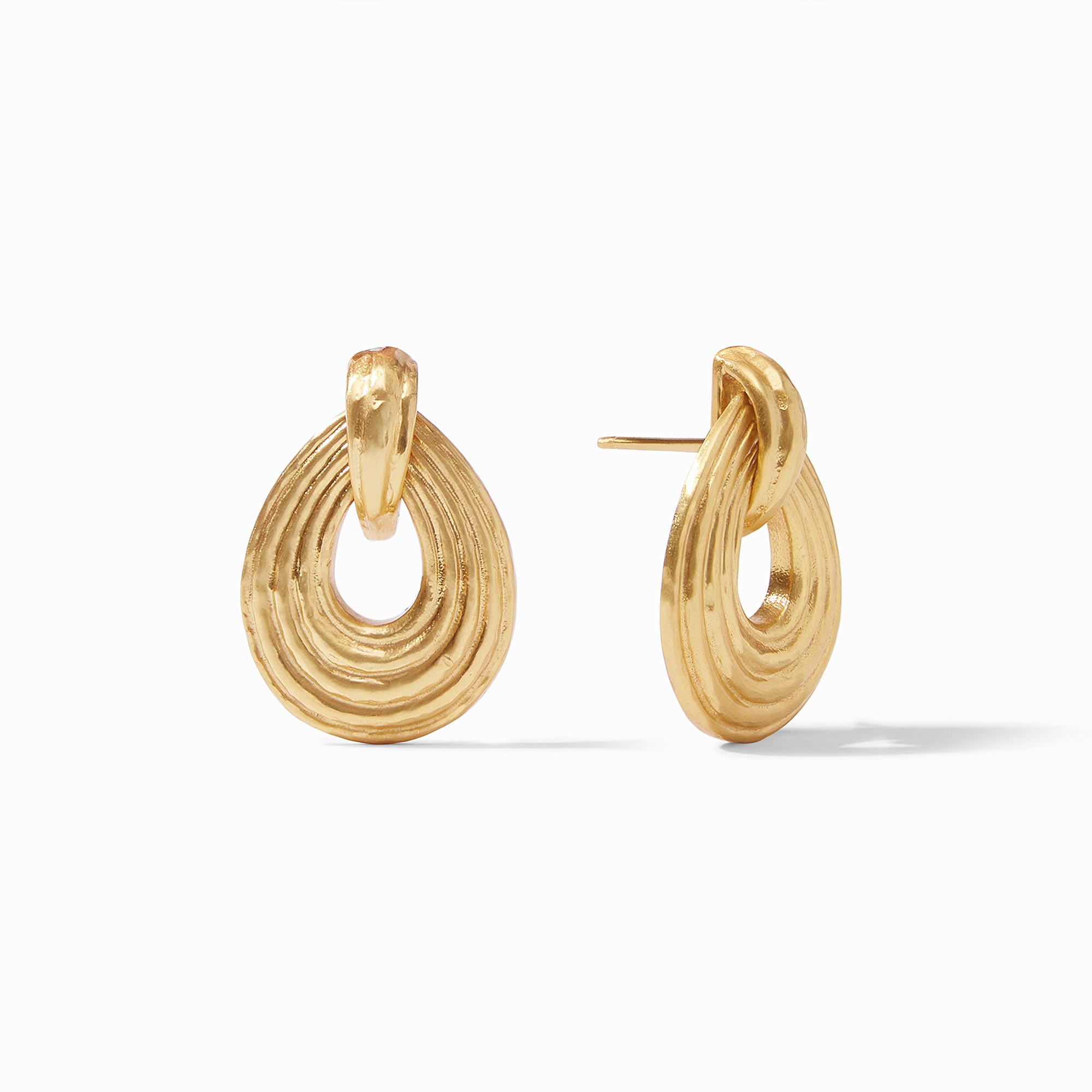 Julie Vos - Havana Demi Doorknocker Earring, Gold