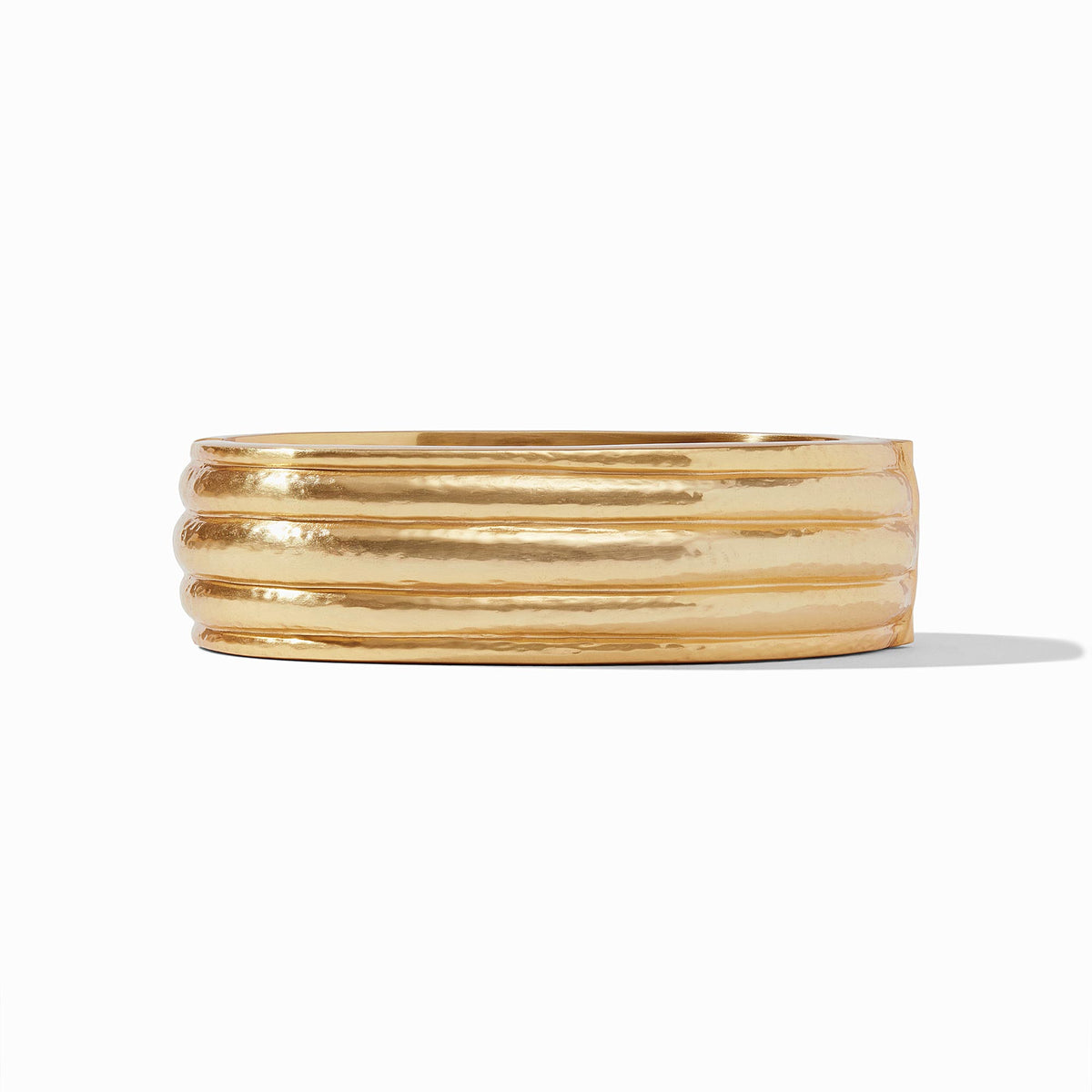 Julie Vos - Havana Statement Hinge Bangle, Gold