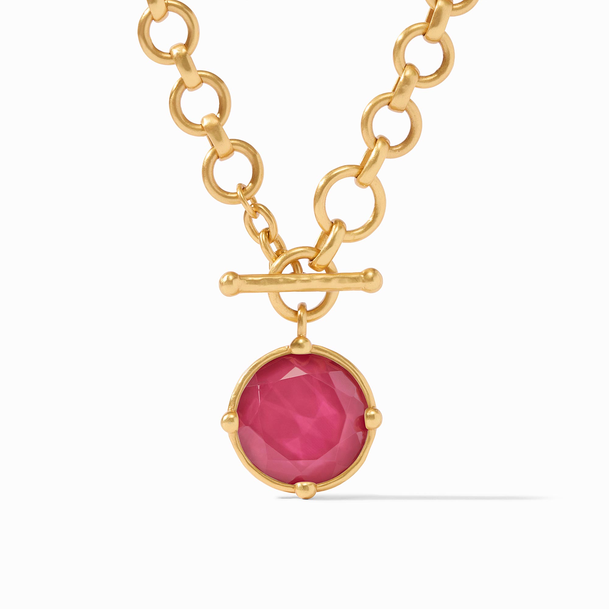 Julie Vos - Honeybee Demi Necklace, Iridescent Raspberry