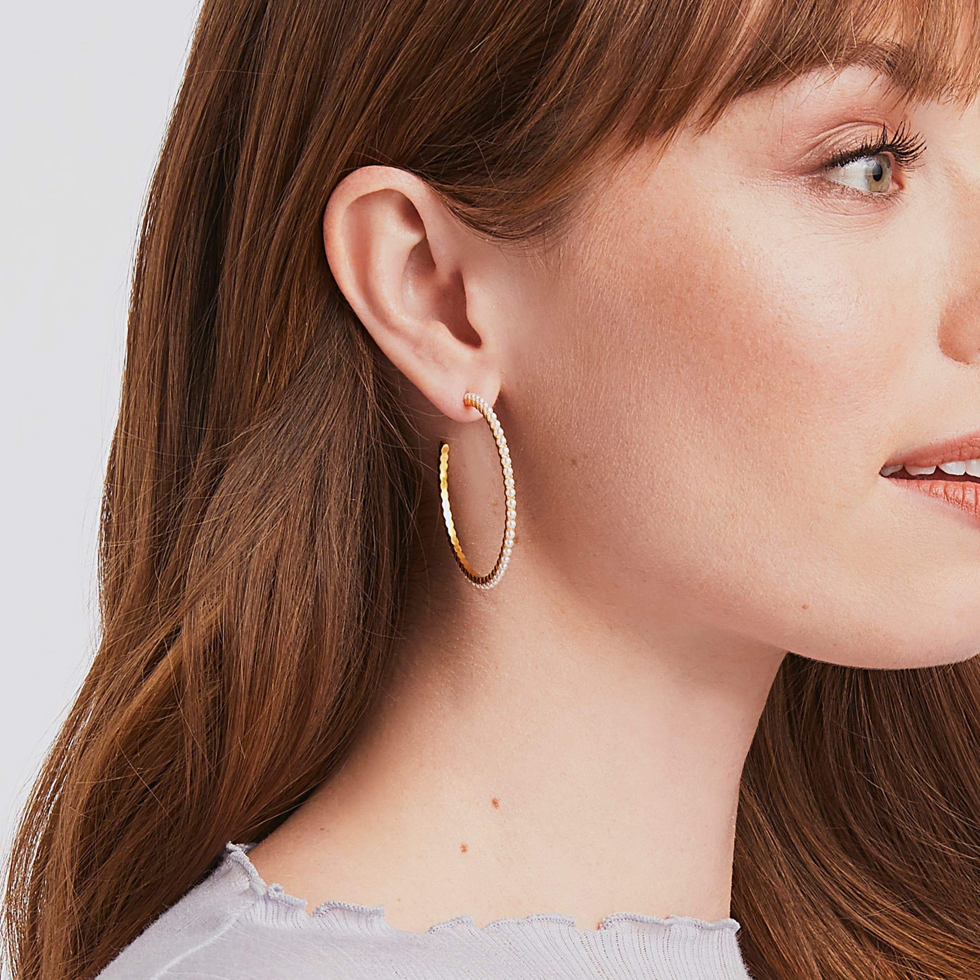 Signature Large Earring Backs in Gold | Julie Vos