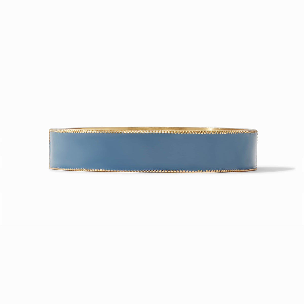 Julie Vos - Marseille Hinge Bangle, Denim Blue Enamel