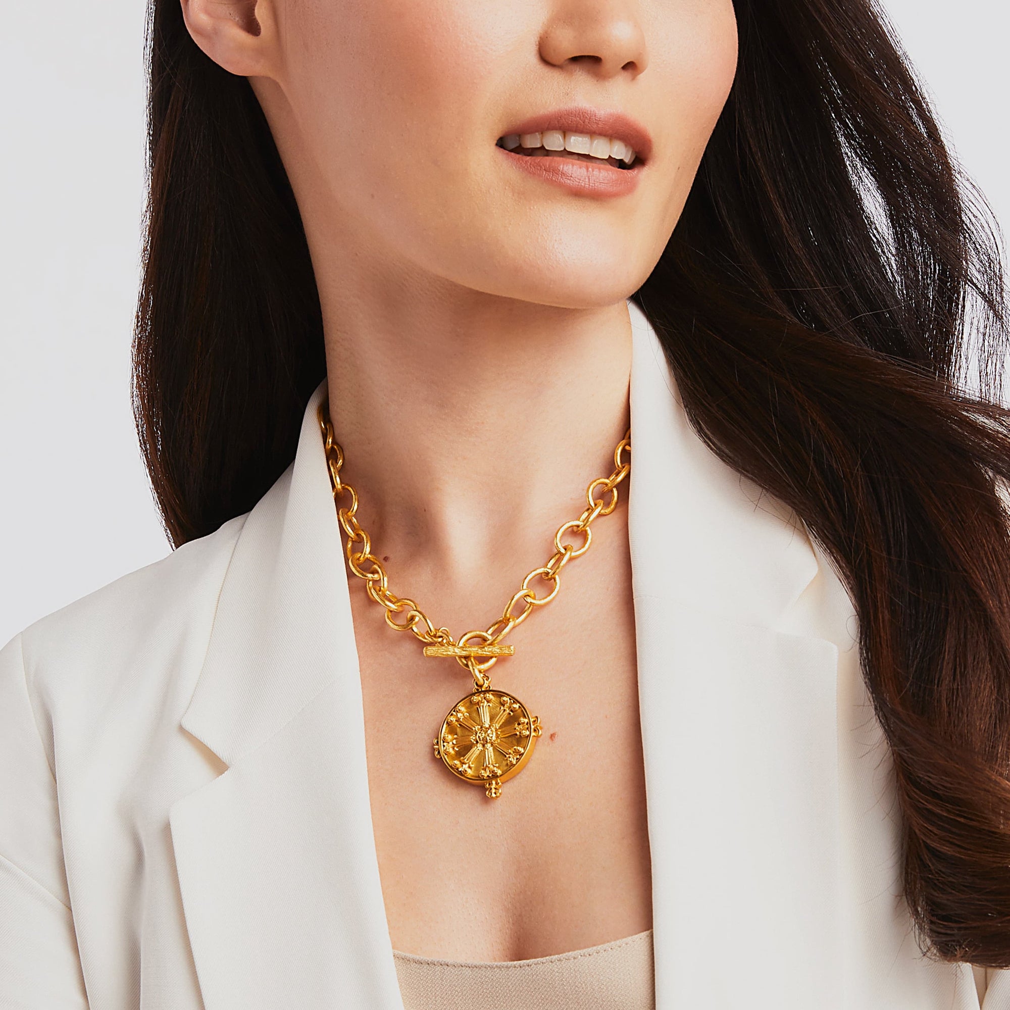 Meridian Gold Statement Necklace | Julie Vos