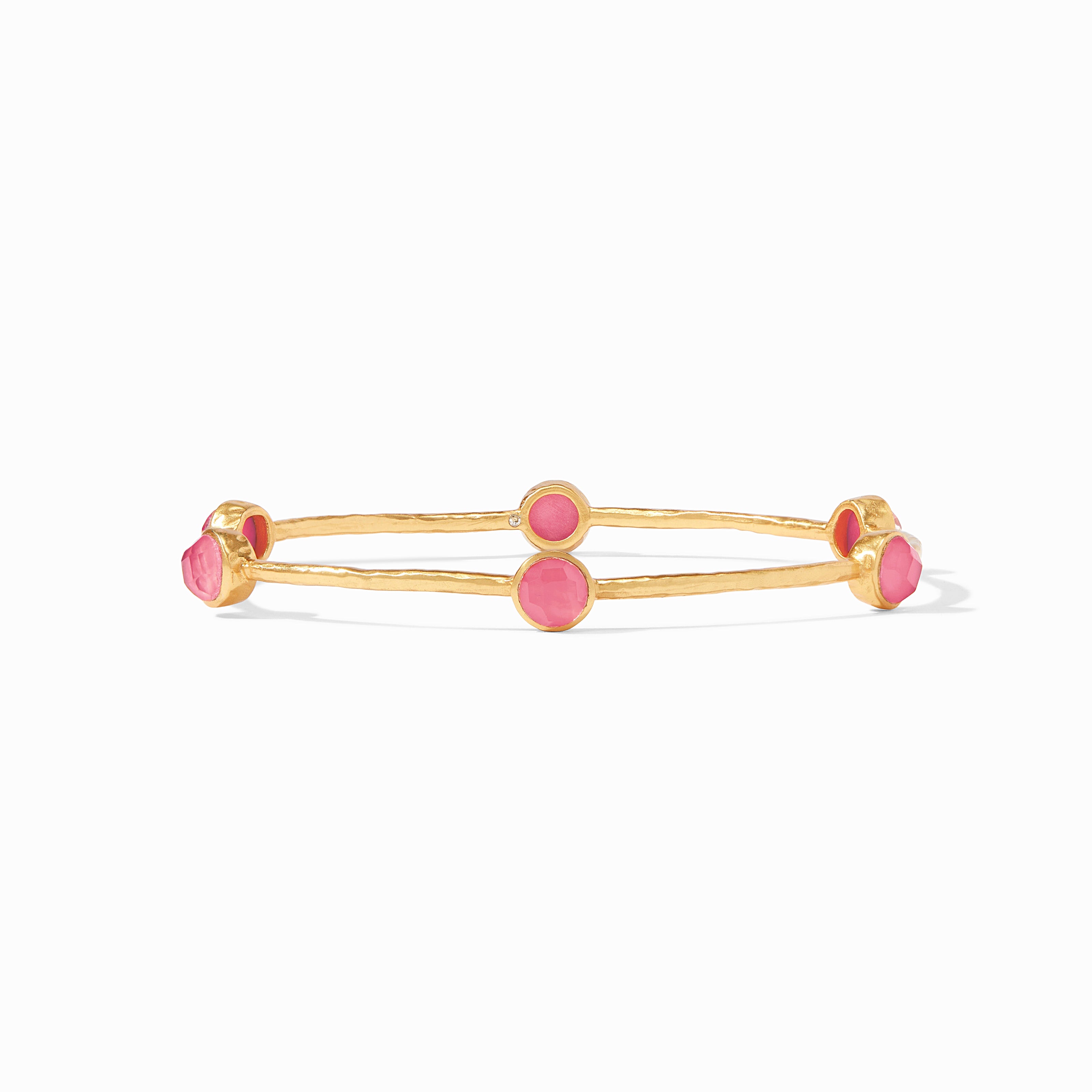 Milano Luxe Stone Gold Bangle Bracelet | Julie Vos