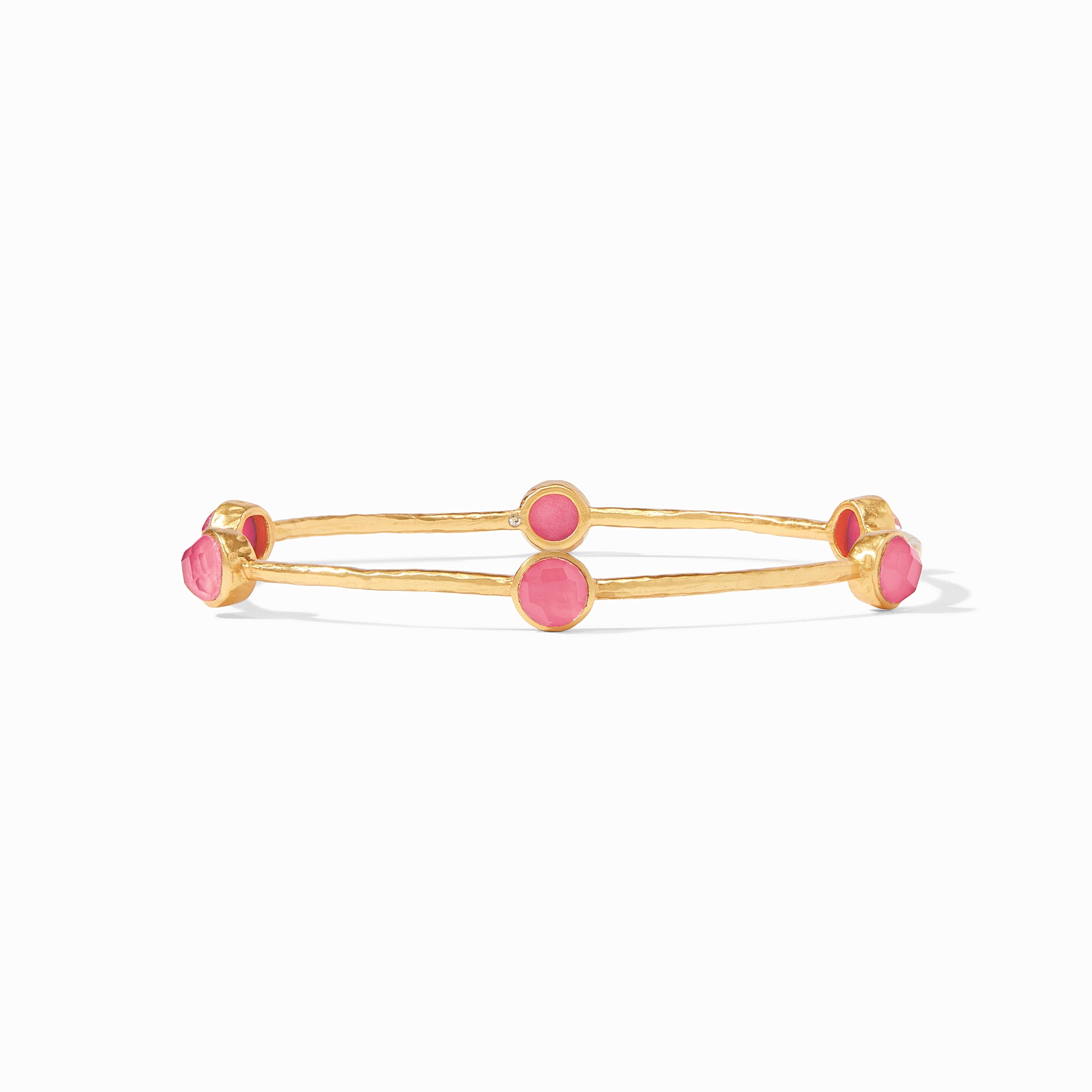 Julie Vos - Milano Luxe Bangle, Iridescent Peony Pink / Large