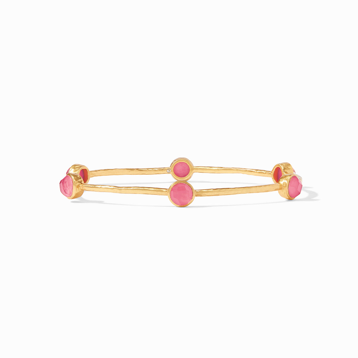 Julie Vos - Milano Luxe Bangle, Iridescent Peony Pink / Large