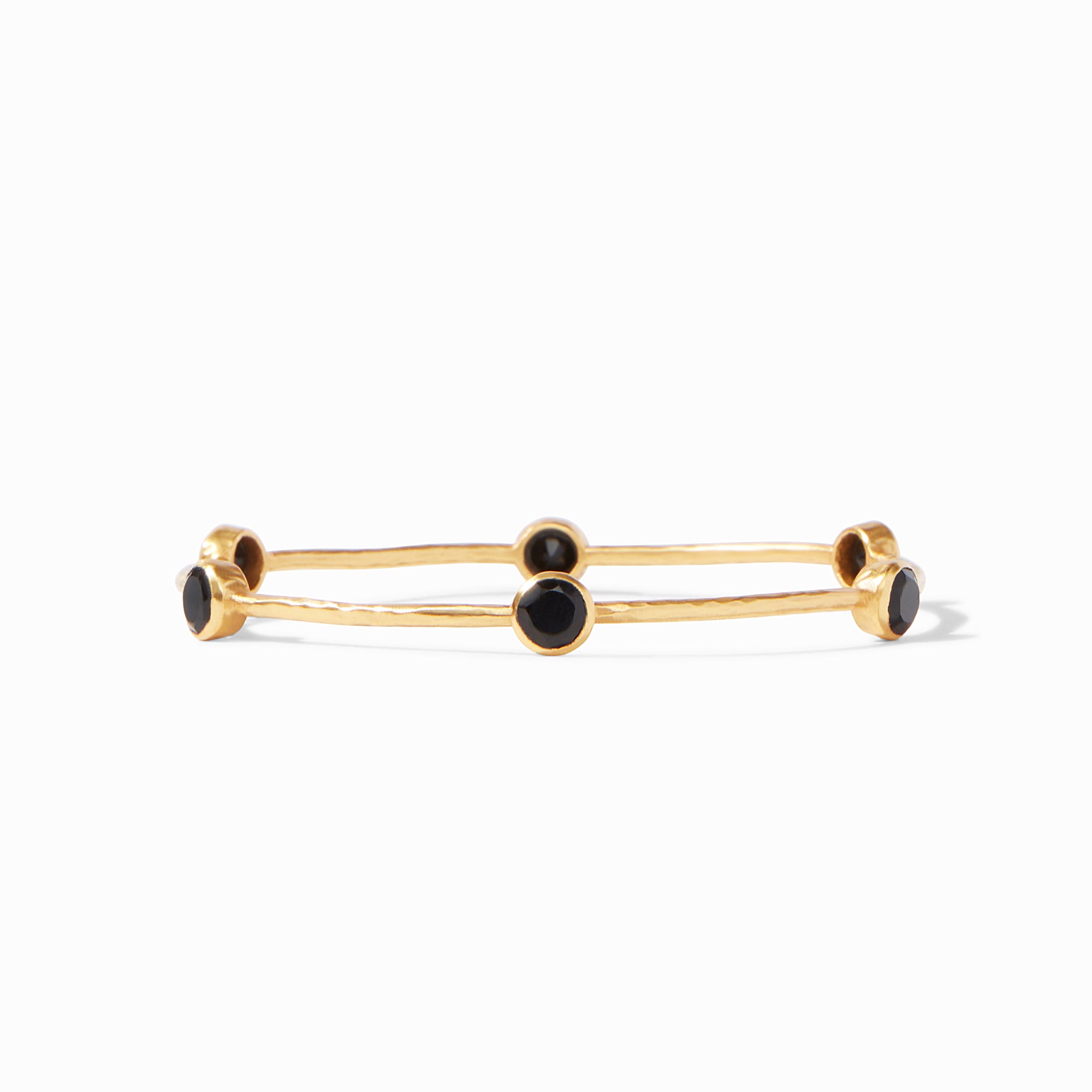 Julie Vos - Milano Bangle, Obsidian Black / Large