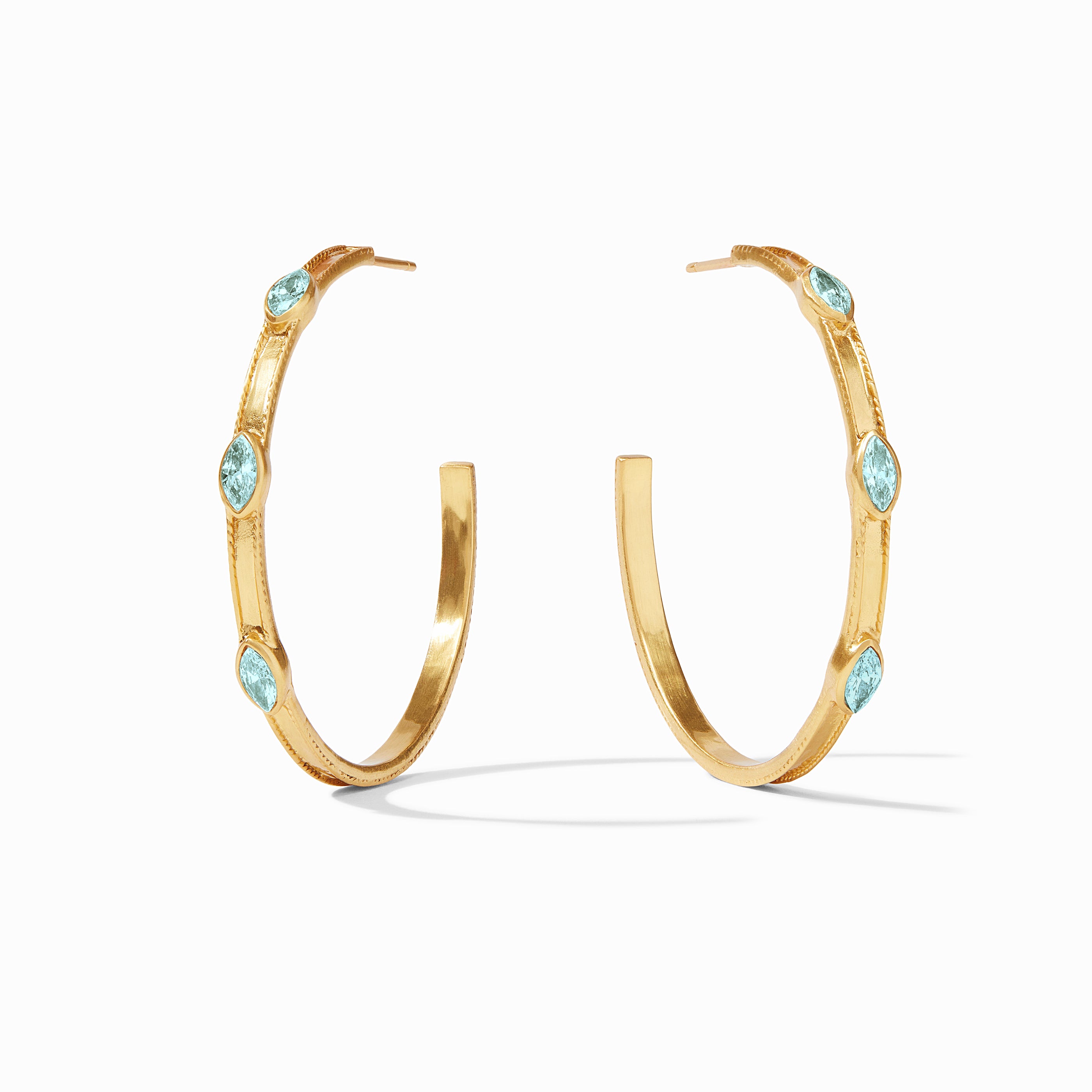 Julie Vos - Monaco Hoop, Bahamian Blue / Large