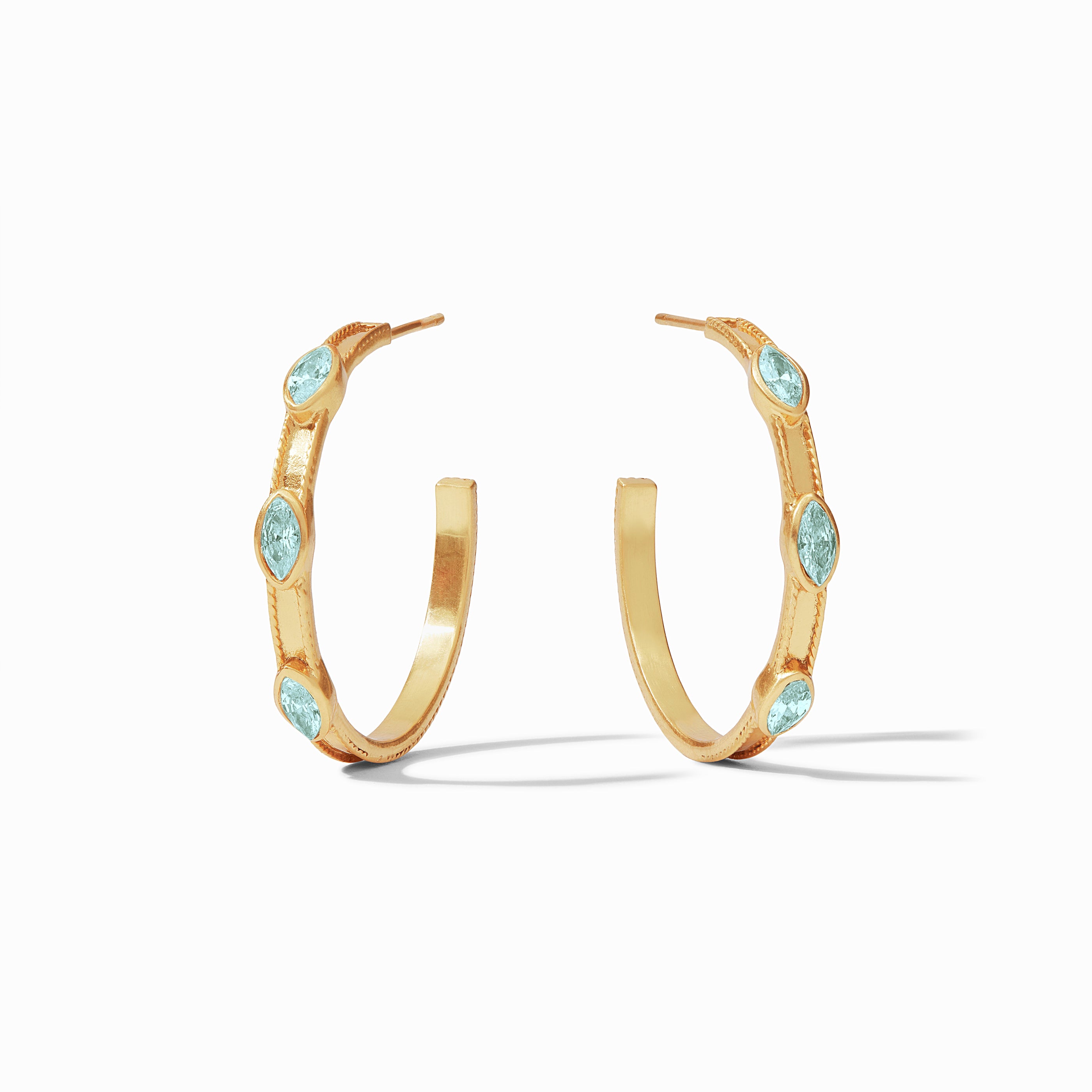 Julie Vos - Monaco Hoop, Bahamian Blue / Medium