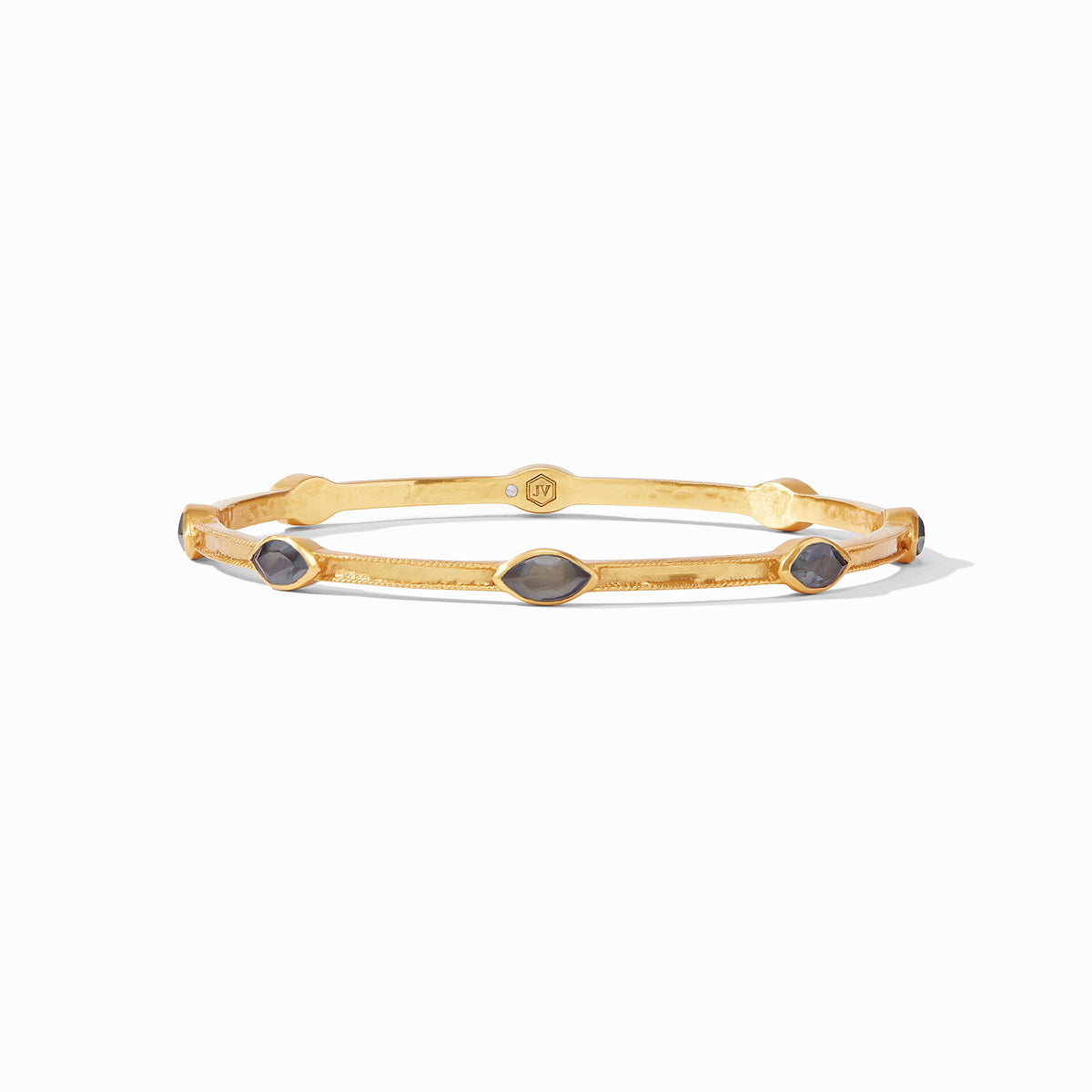 Julie Vos - Monaco Bangle, Charcoal Blue / Large
