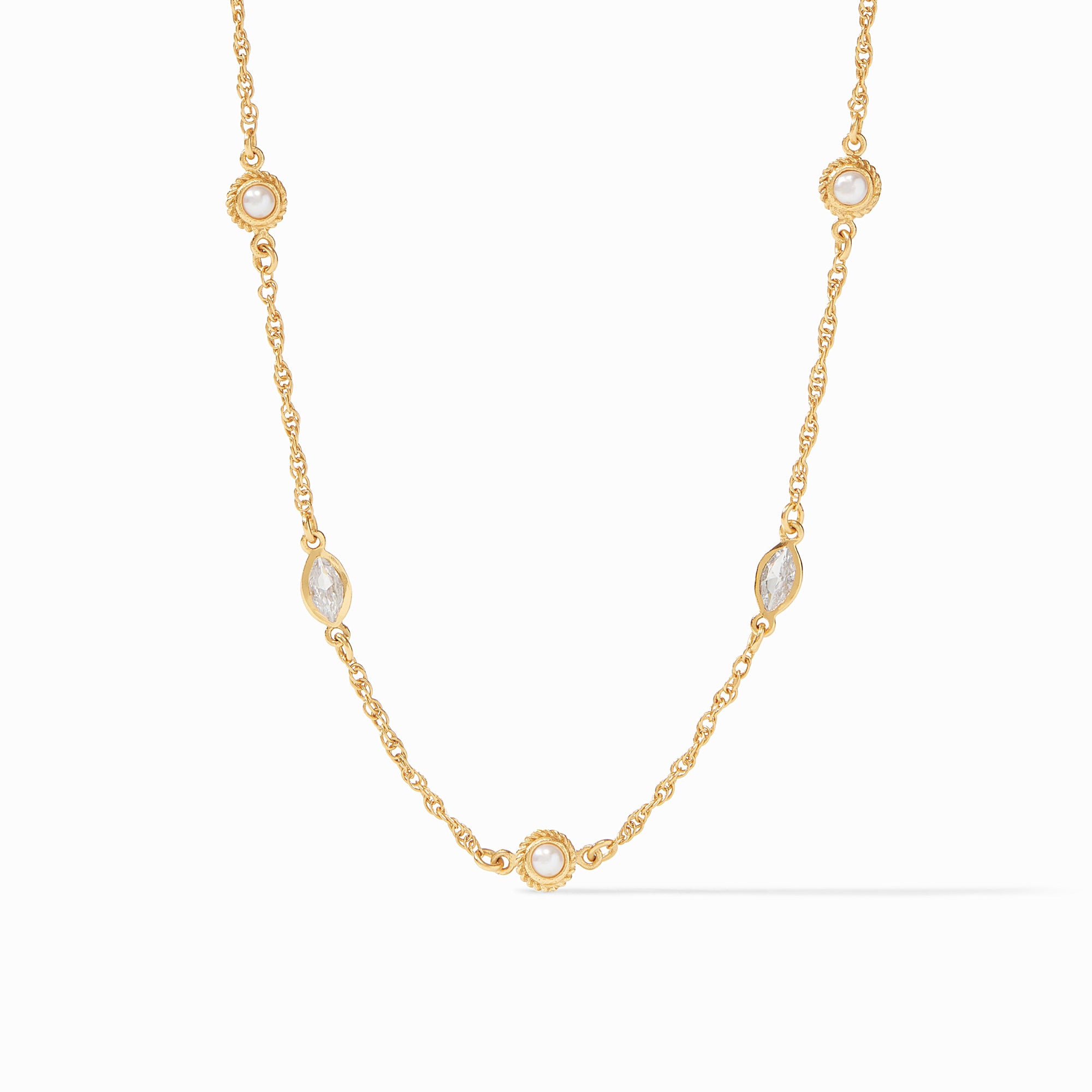 Julie Vos - Monaco Delicate Station Necklace,  carousel