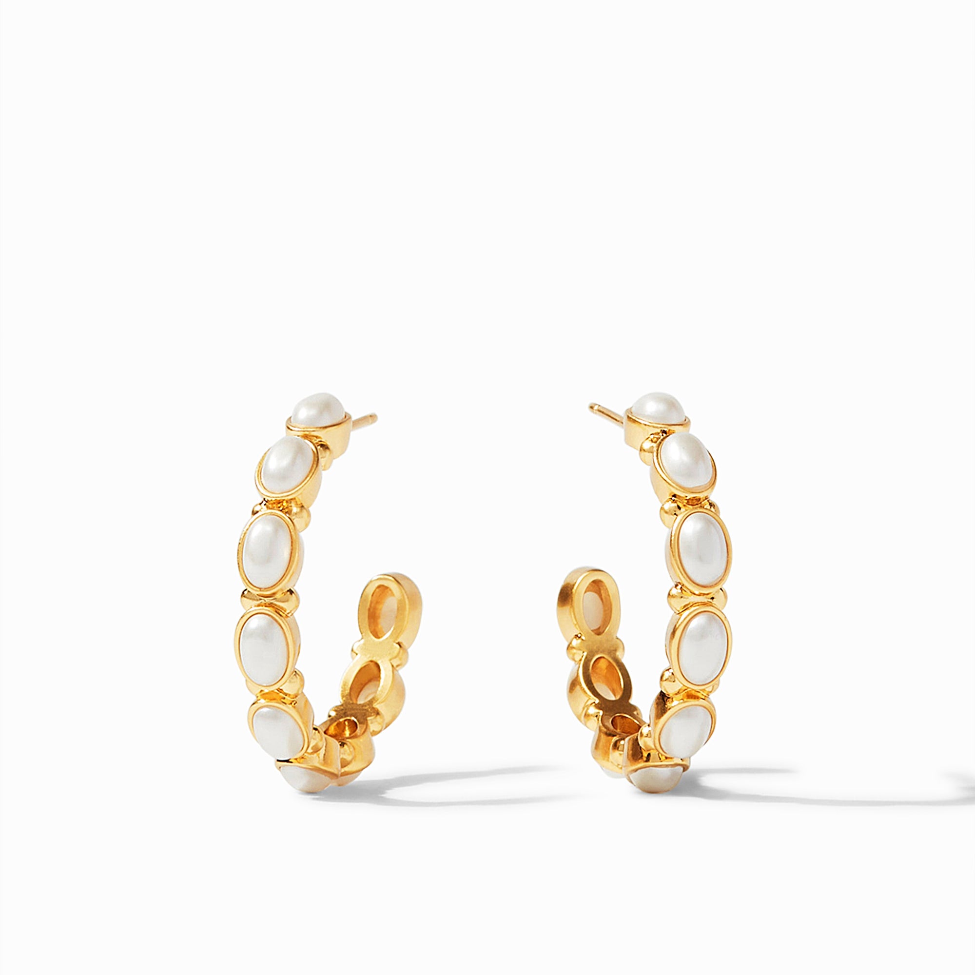 Julie Vos - Mykonos Hoop, Pearl / Medium